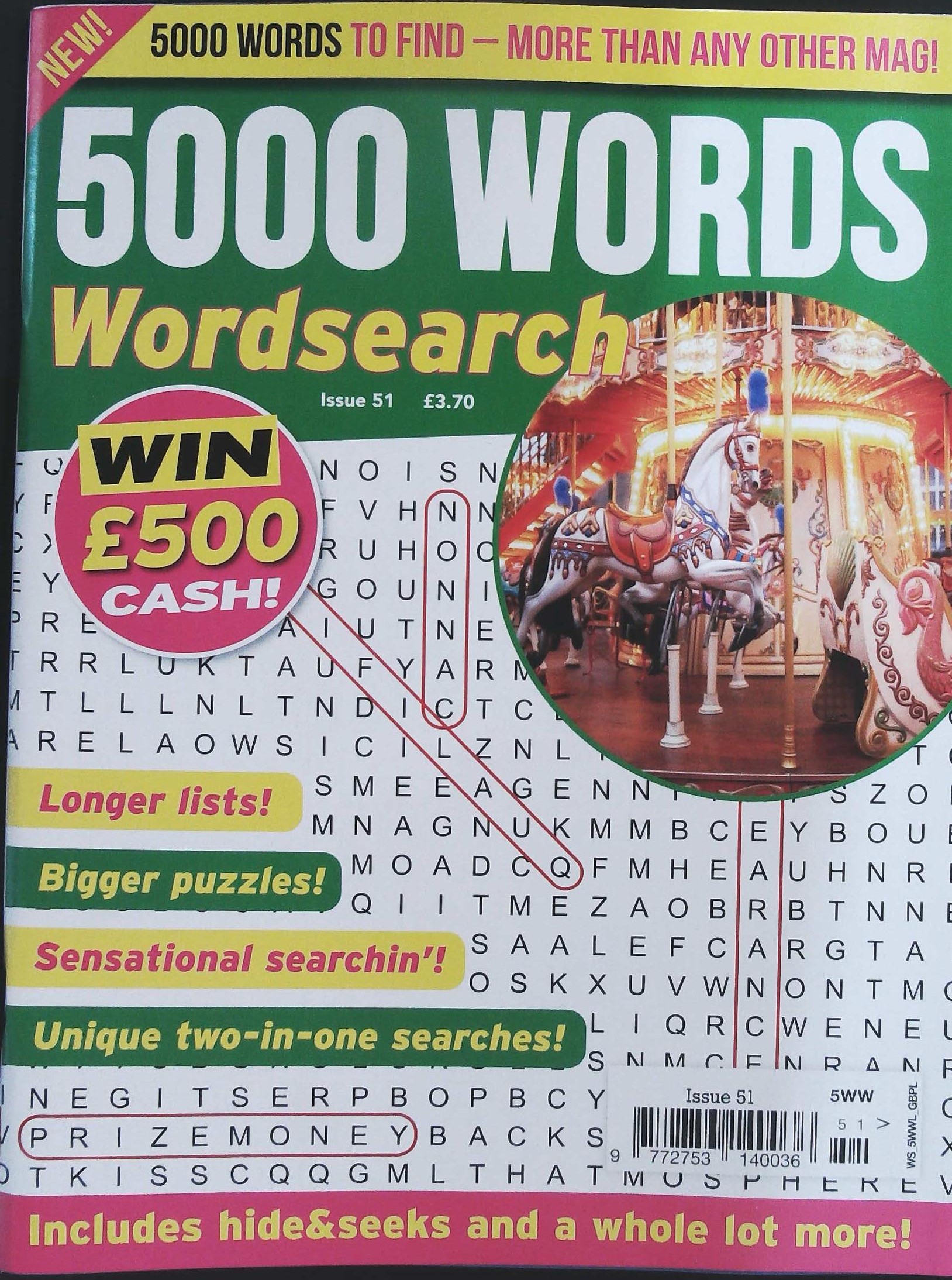 5000 WORDS ARROWWORDS