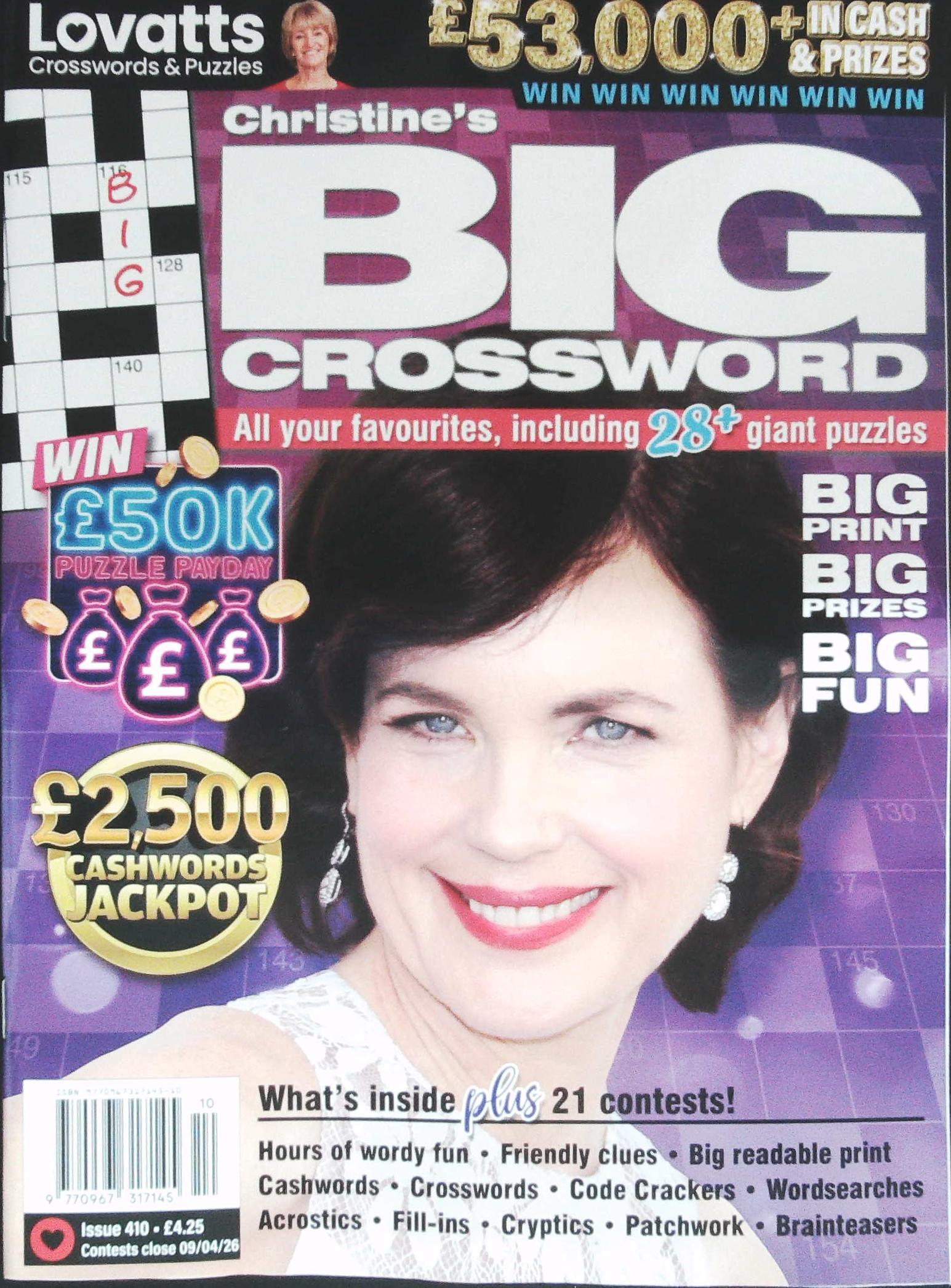LOVATTS BIG CROSSWORD