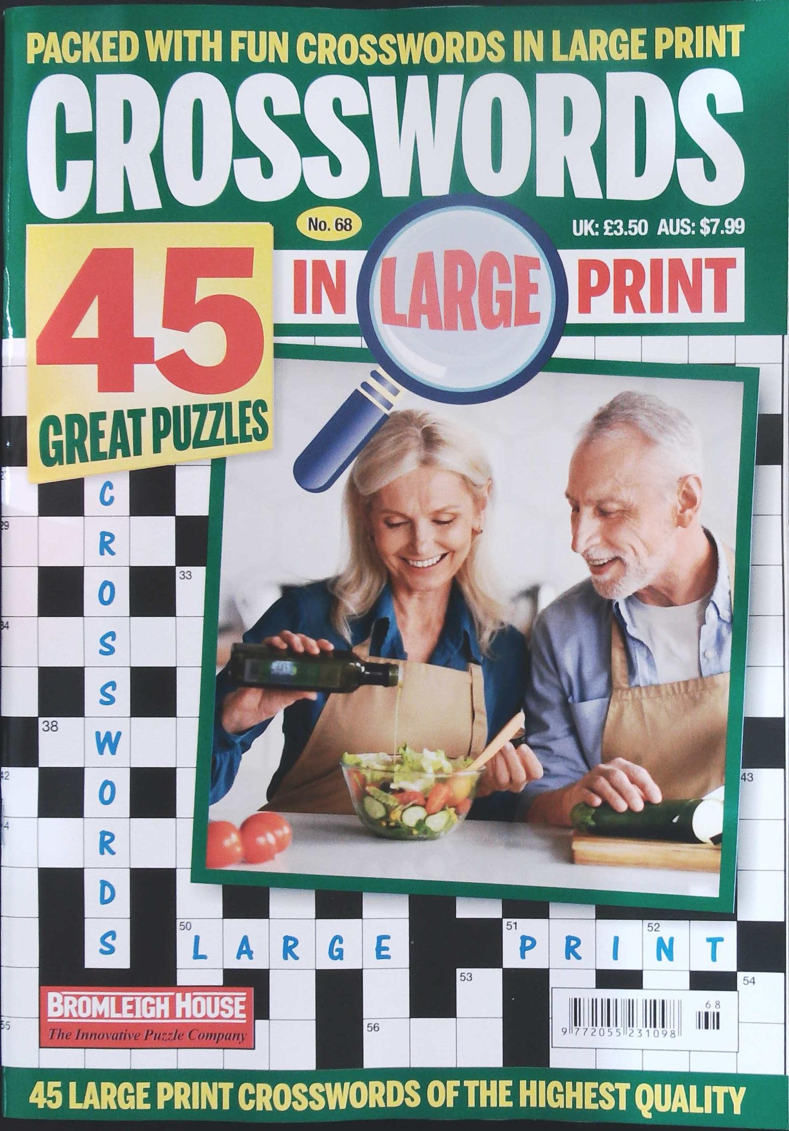 CROSSWORDS IN LARGE PRINT
