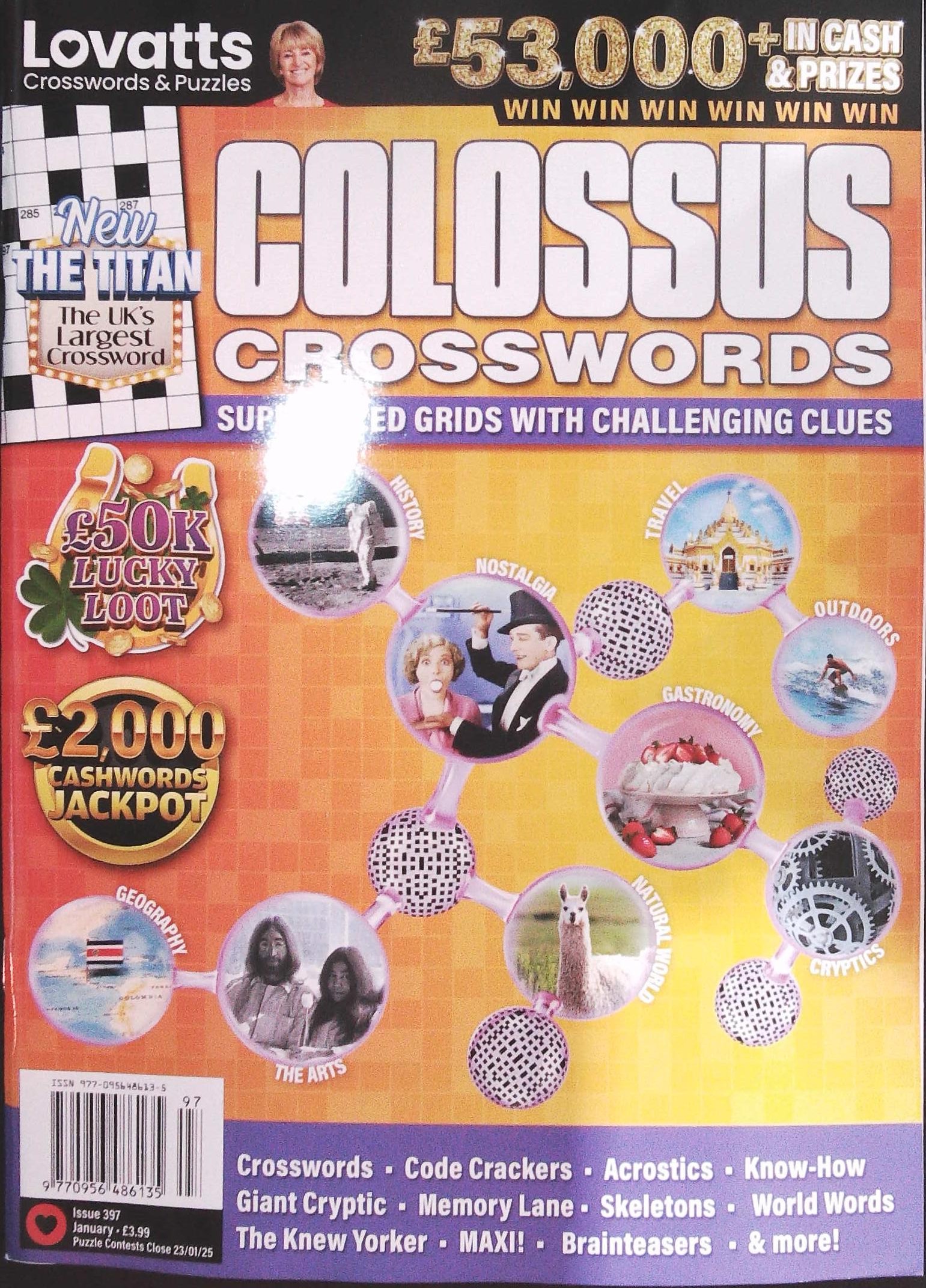 LOVATTS COLOSSUS CROSSWORDS