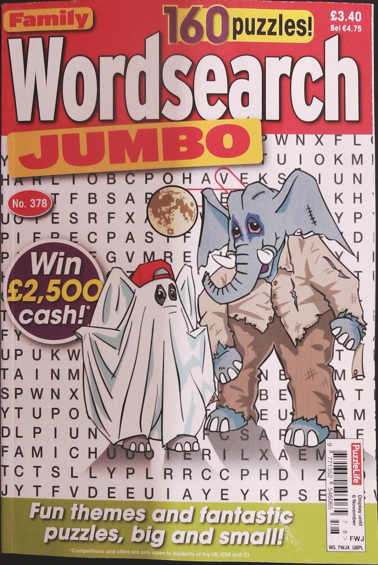 FAMILY WORDSEARCH JUMBO