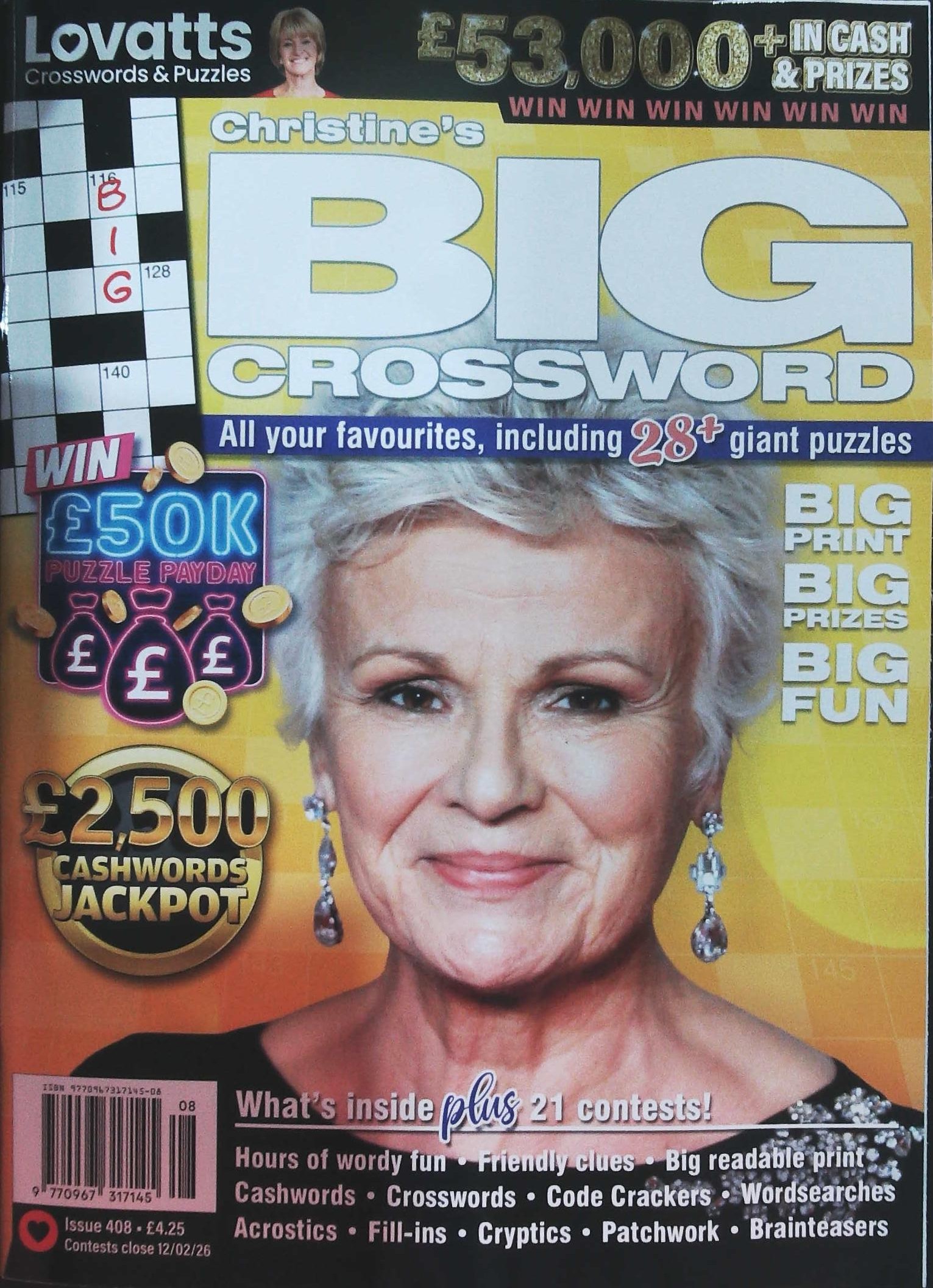 LOVATTS BIG CROSSWORD