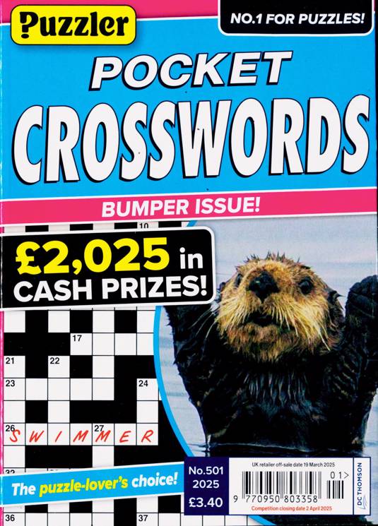 PUZZLER POCKET CROSSWORDS