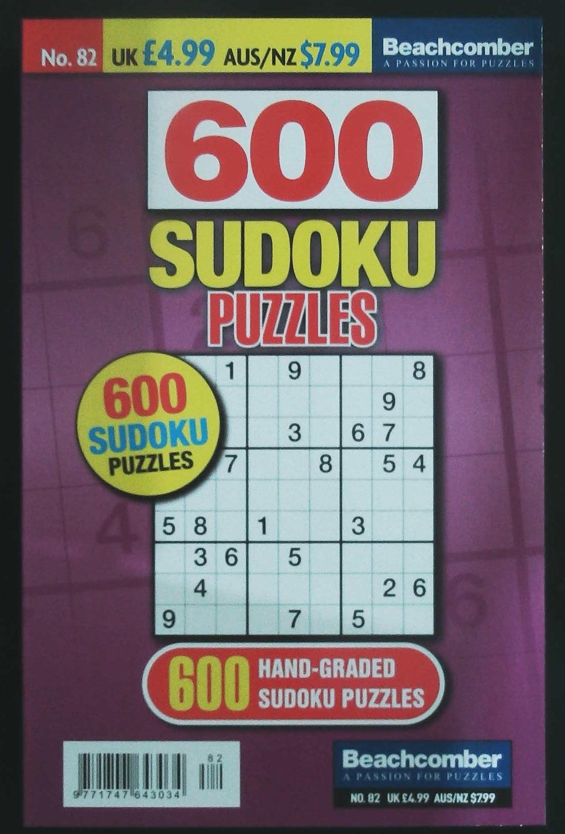 600 SUDOKU PUZZLES