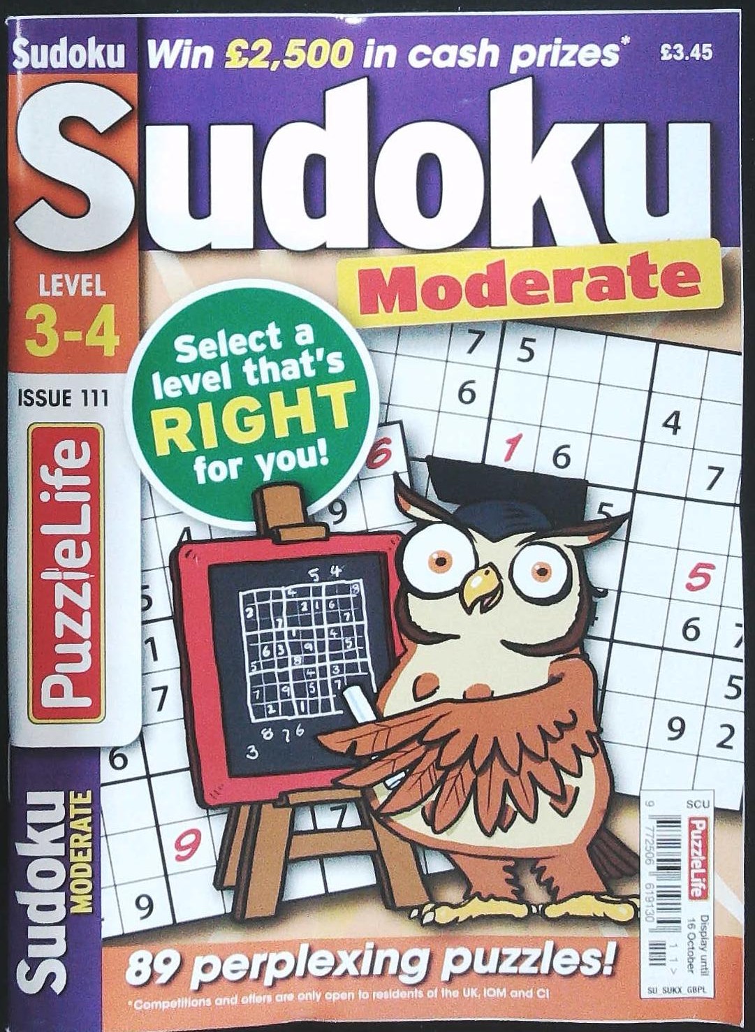 PUZZLELIFE SUDOKU LEVEL 3 AND 4