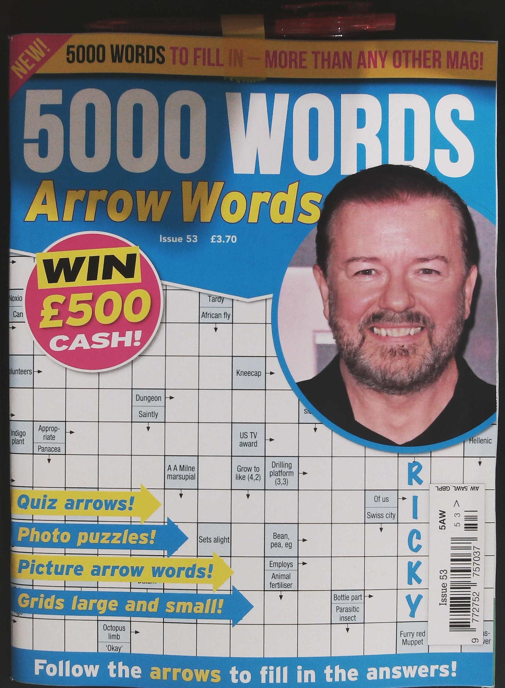 5000 WORDS ARROWWORDS