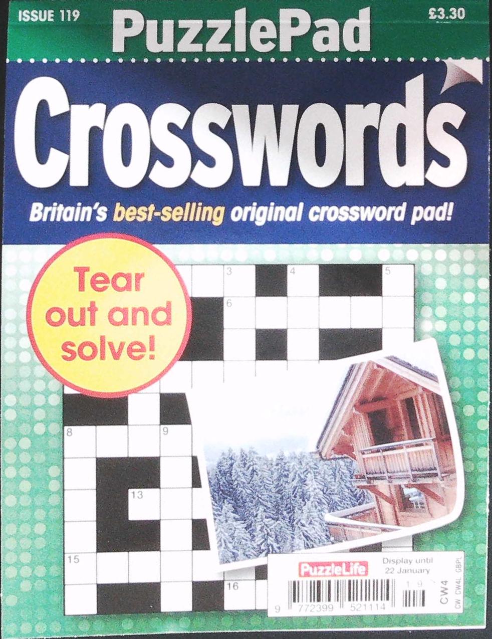 PUZZLELIFE PUZZLEPAD CROSSWORDS