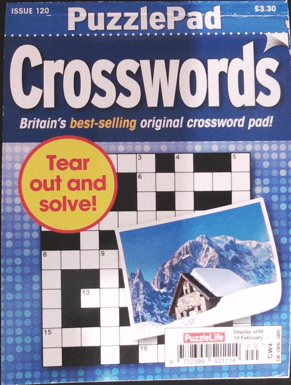 PUZZLELIFE PUZZLEPAD CROSSWORDS