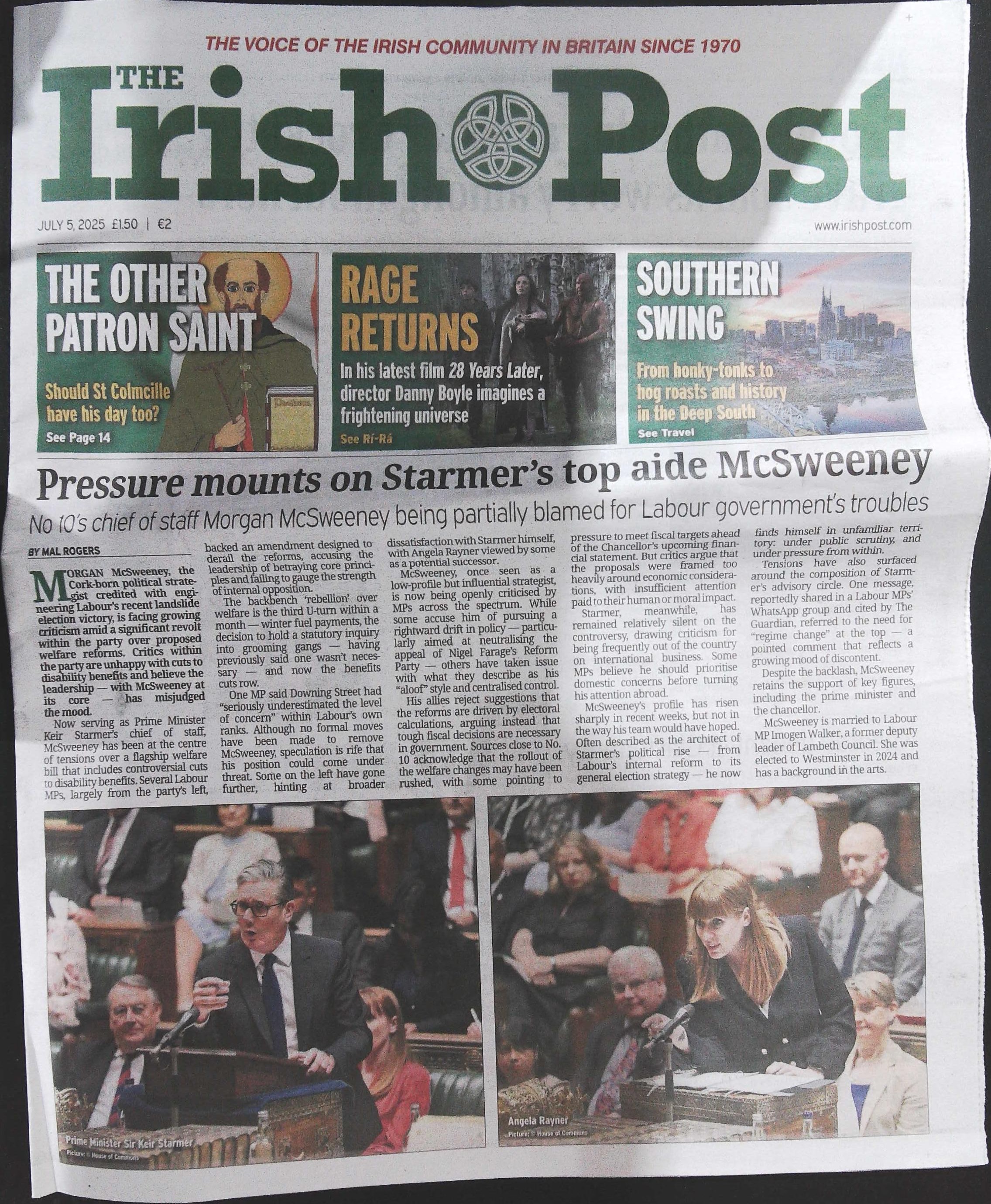 IRISH POST WEEKLY