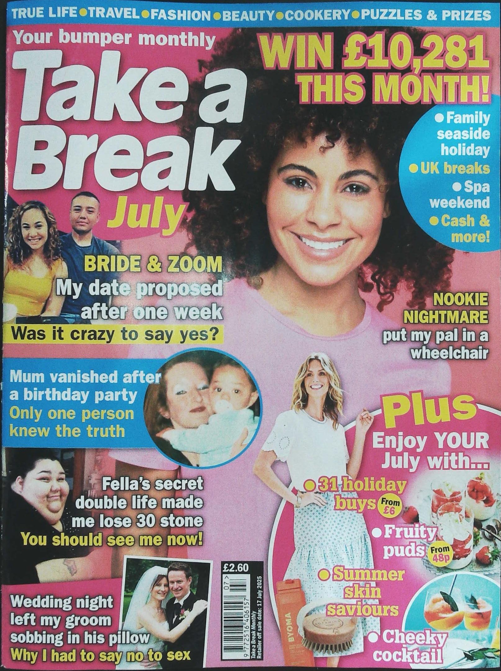 TAKE A BREAK MONTHLY