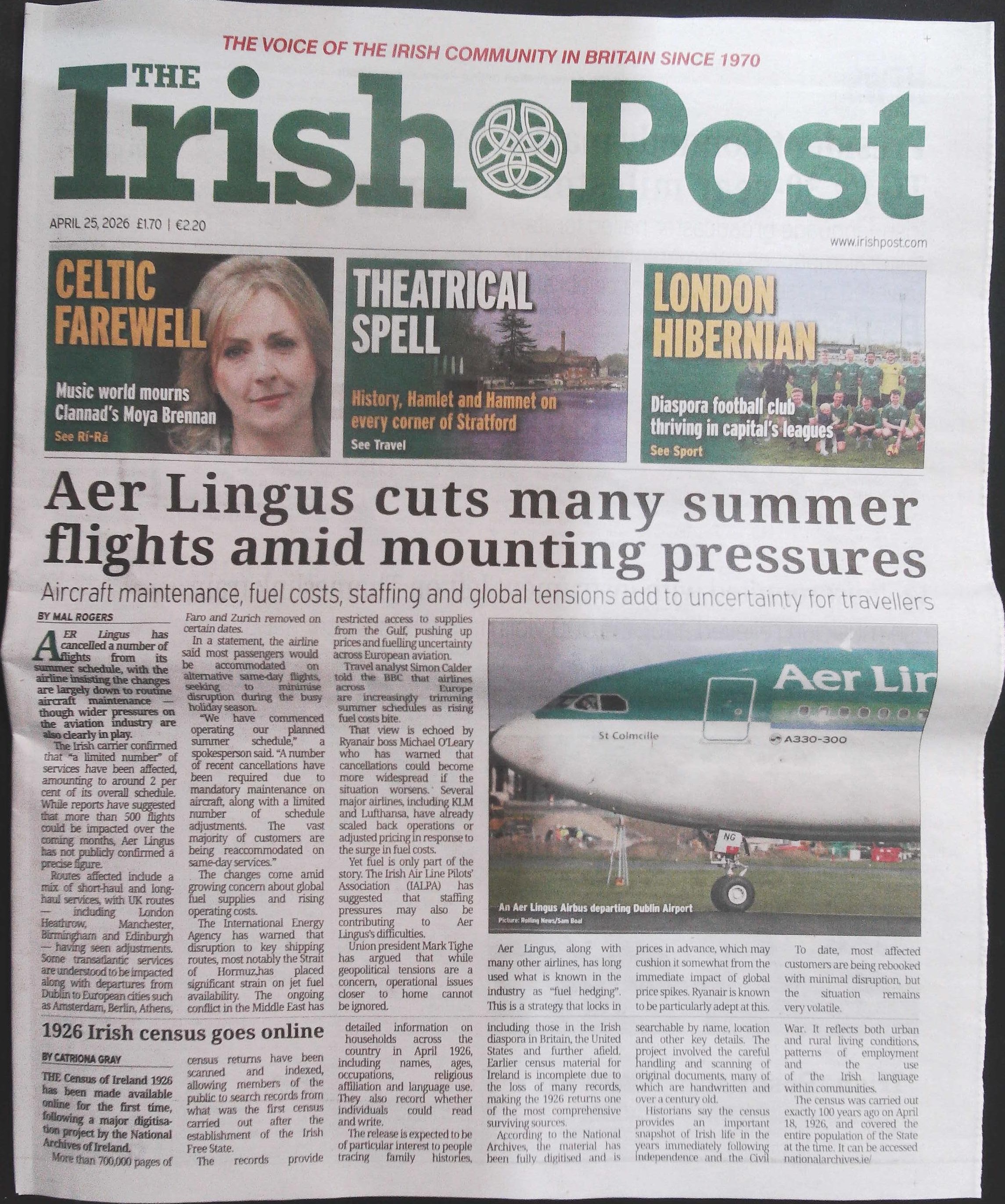 IRISH POST WEEKLY