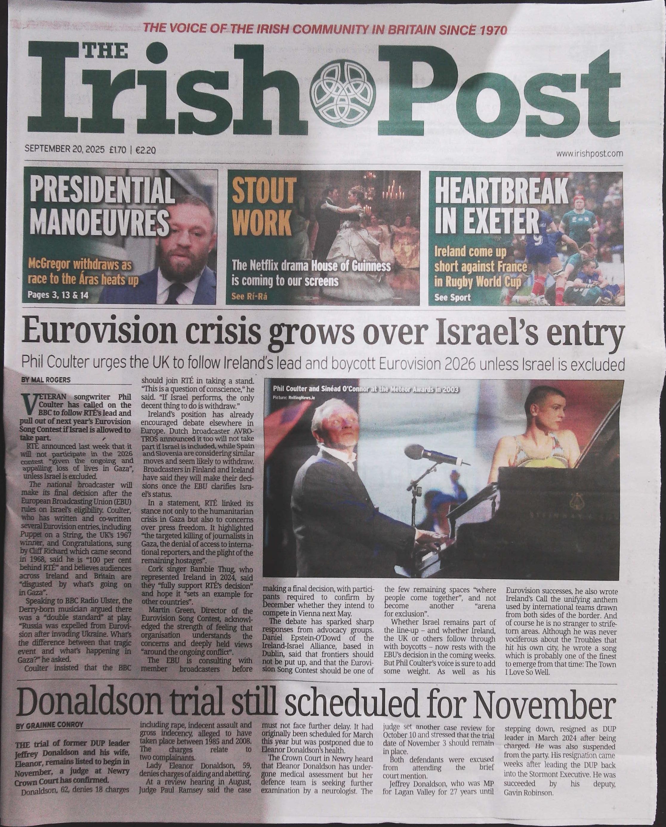 IRISH POST WEEKLY