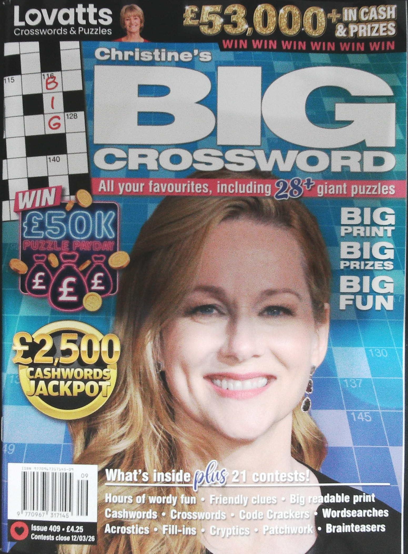 LOVATTS BIG CROSSWORD