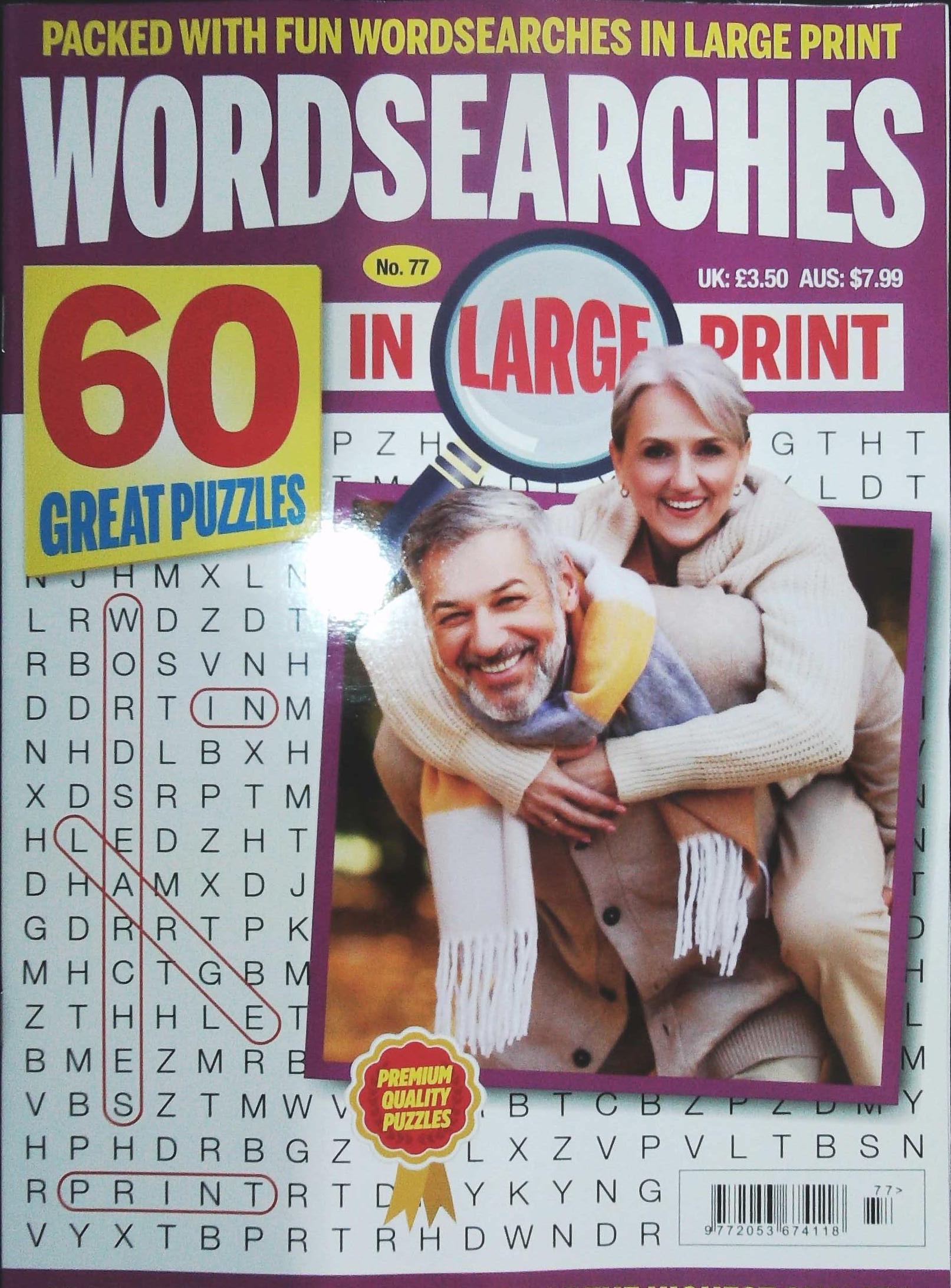 WORDSEARCHES IN LARGE PRINT