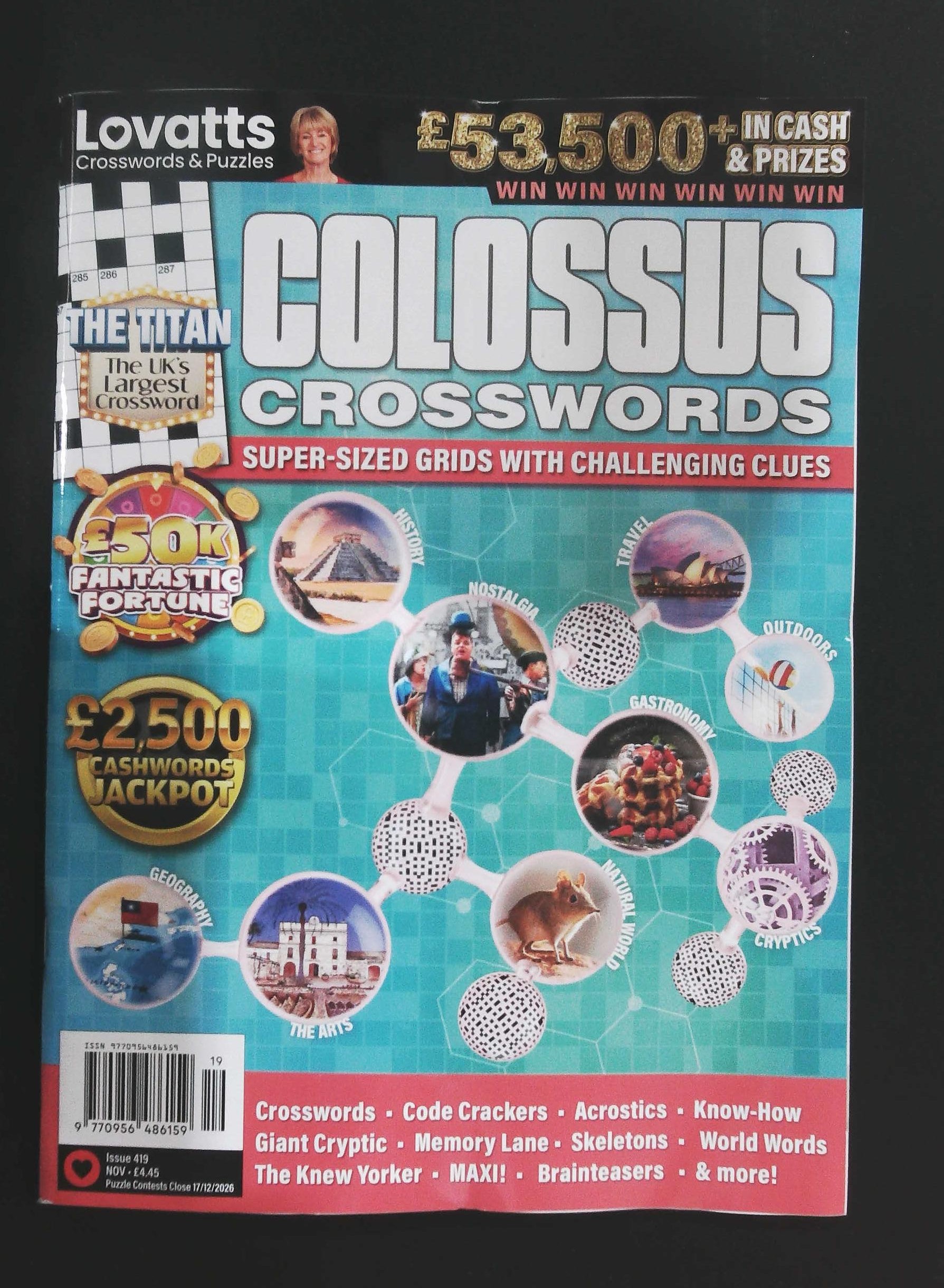 LOVATTS COLOSSUS CROSSWORDS