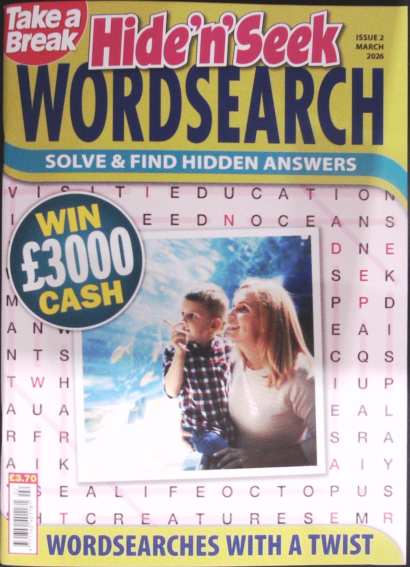 TAKE A BREAK HIDE N SEEK WORDSEARCH