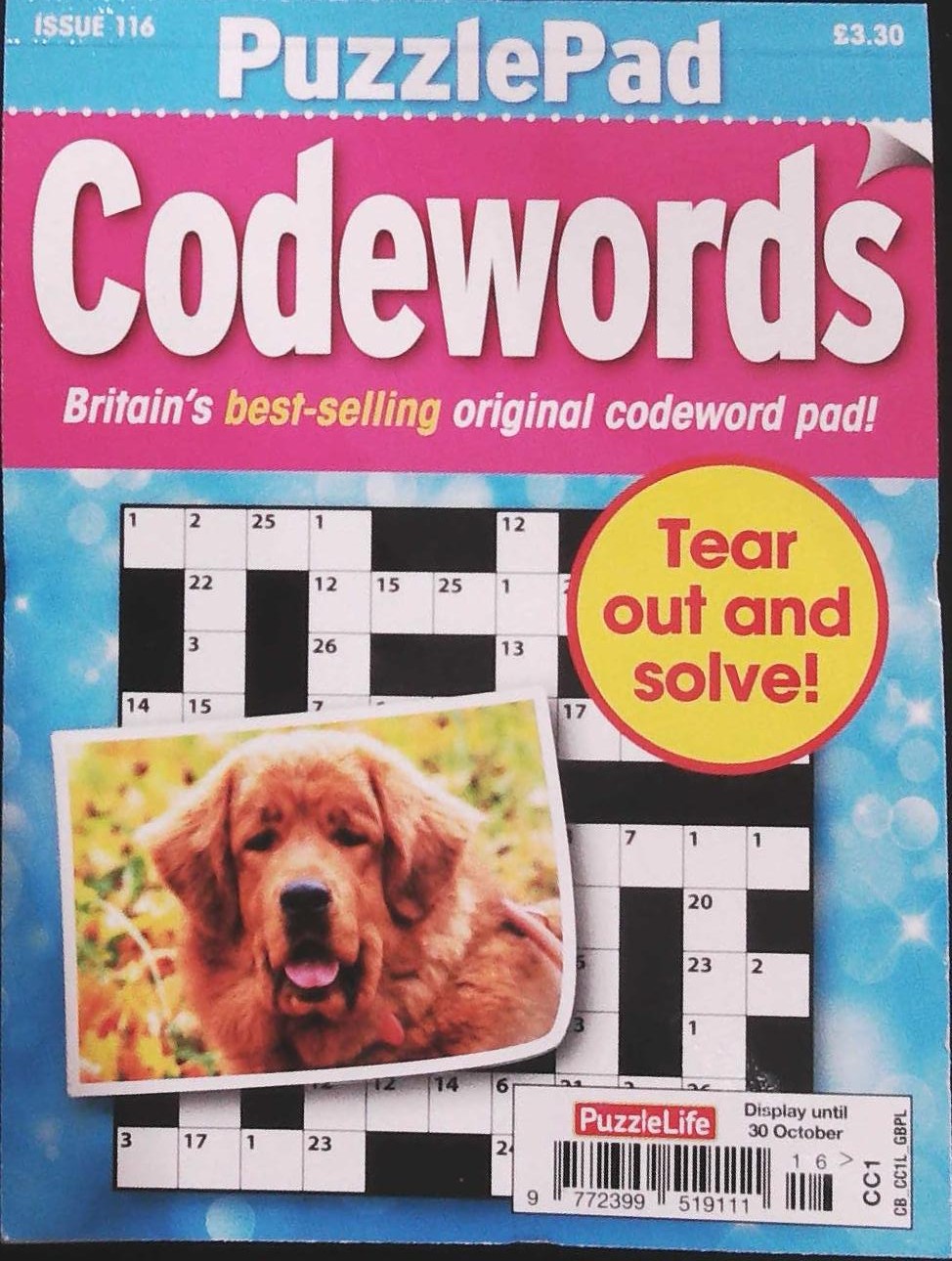 PUZZLELIFE PUZZLEPAD CODEWORDS