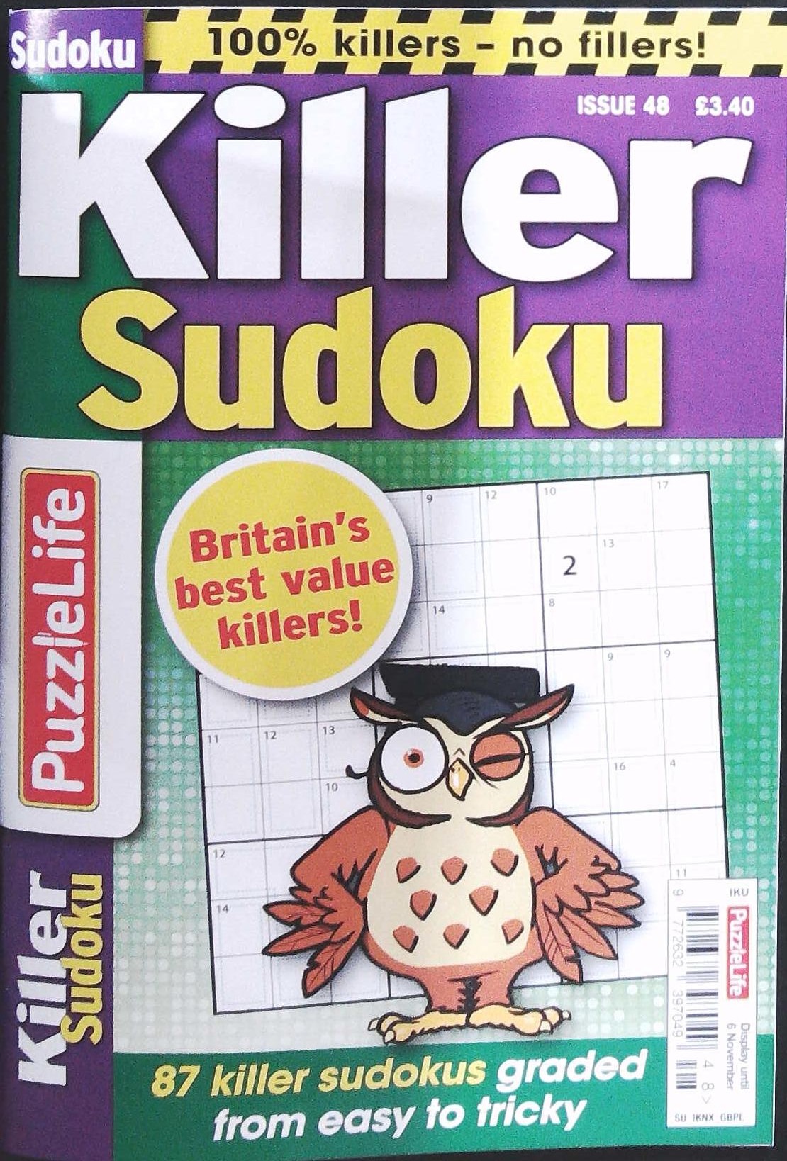 PUZZLELIFE KILLER SUDOKU