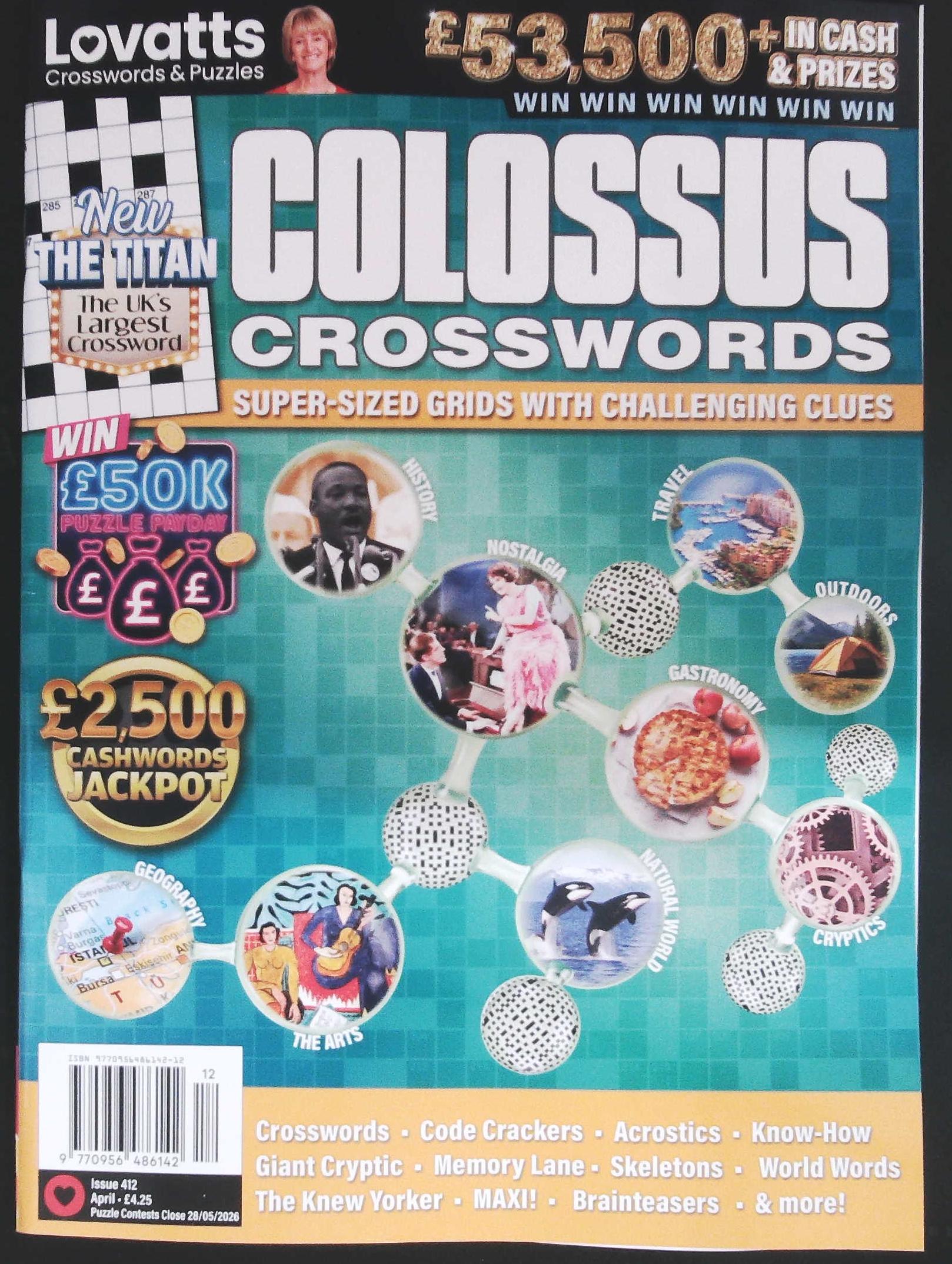 LOVATTS COLOSSUS CROSSWORDS