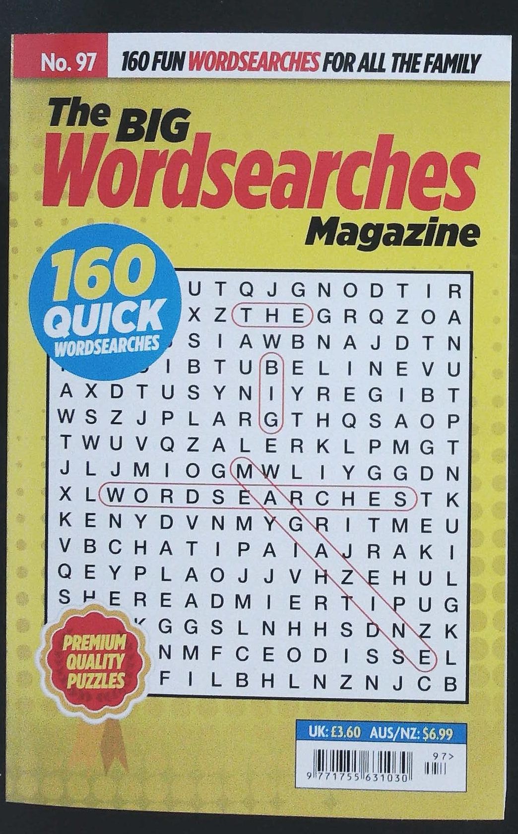 BIG WORDSEARCHES MAG