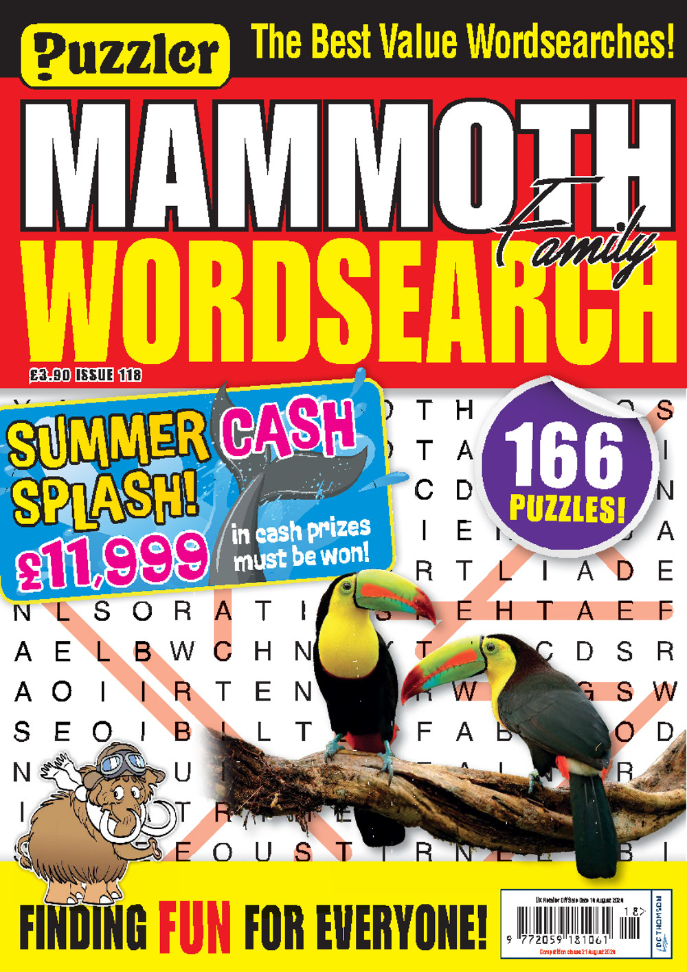 PUZZLE MAMMOTH FAMILY WORDSEARCH