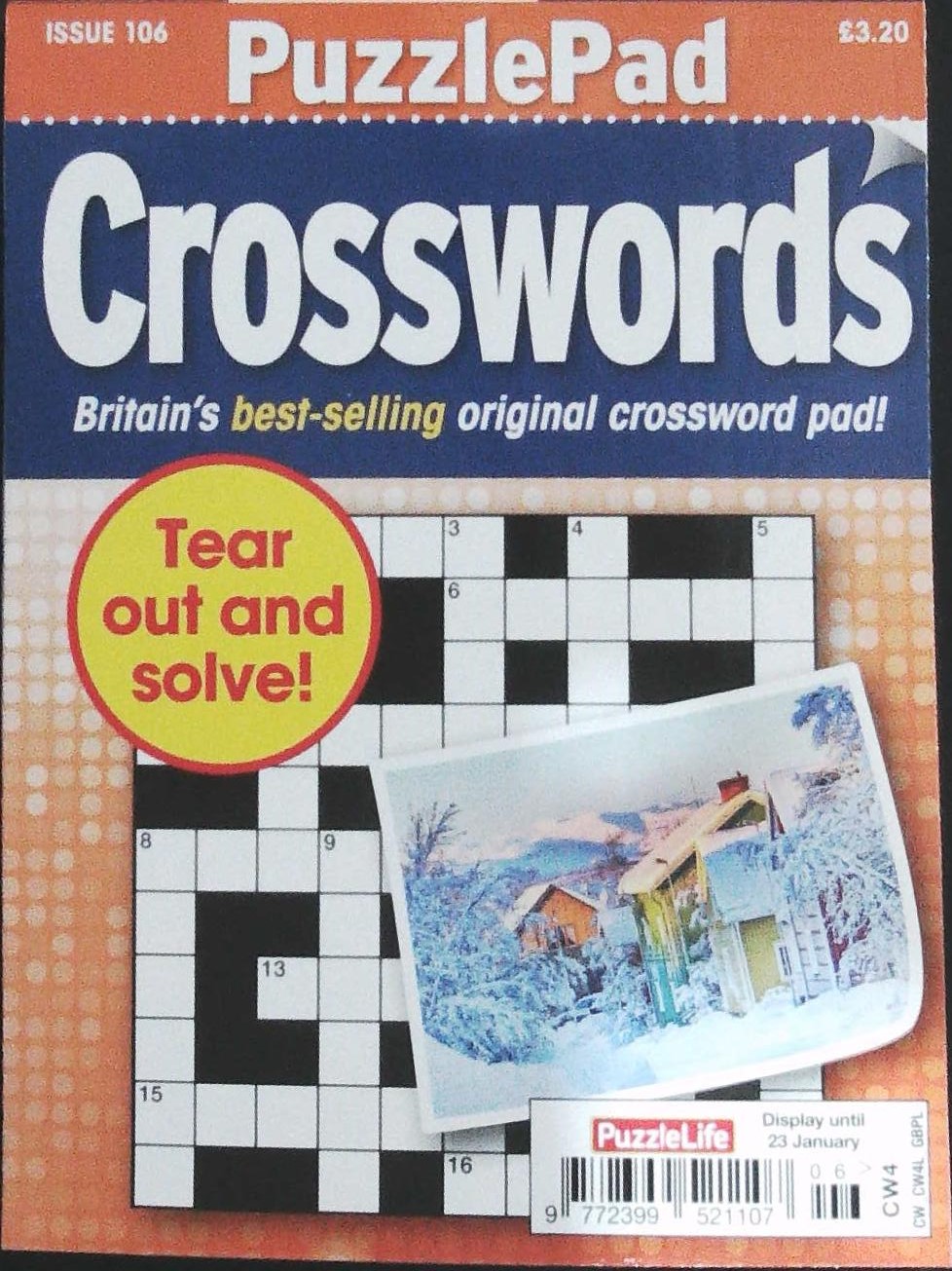 PUZZLELIFE PUZZLEPAD CROSSWORDS