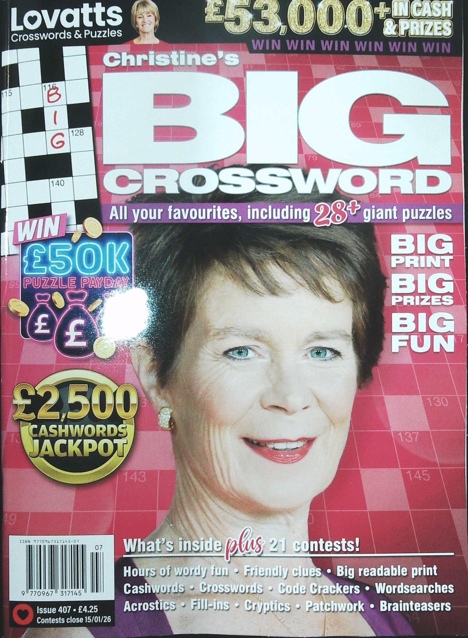 LOVATTS BIG CROSSWORD