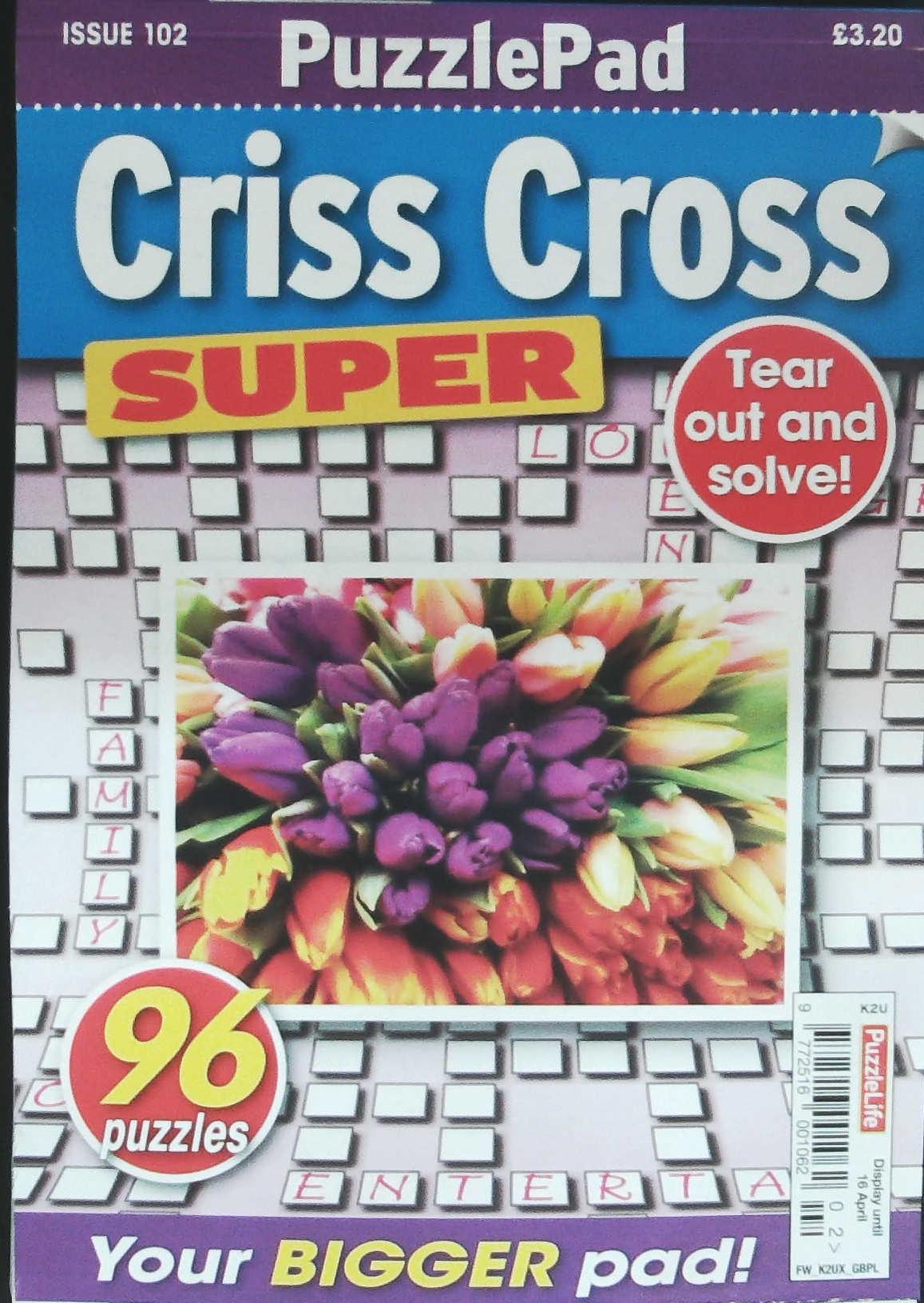 PUZZLEPAD CRISS CROSS SUPER