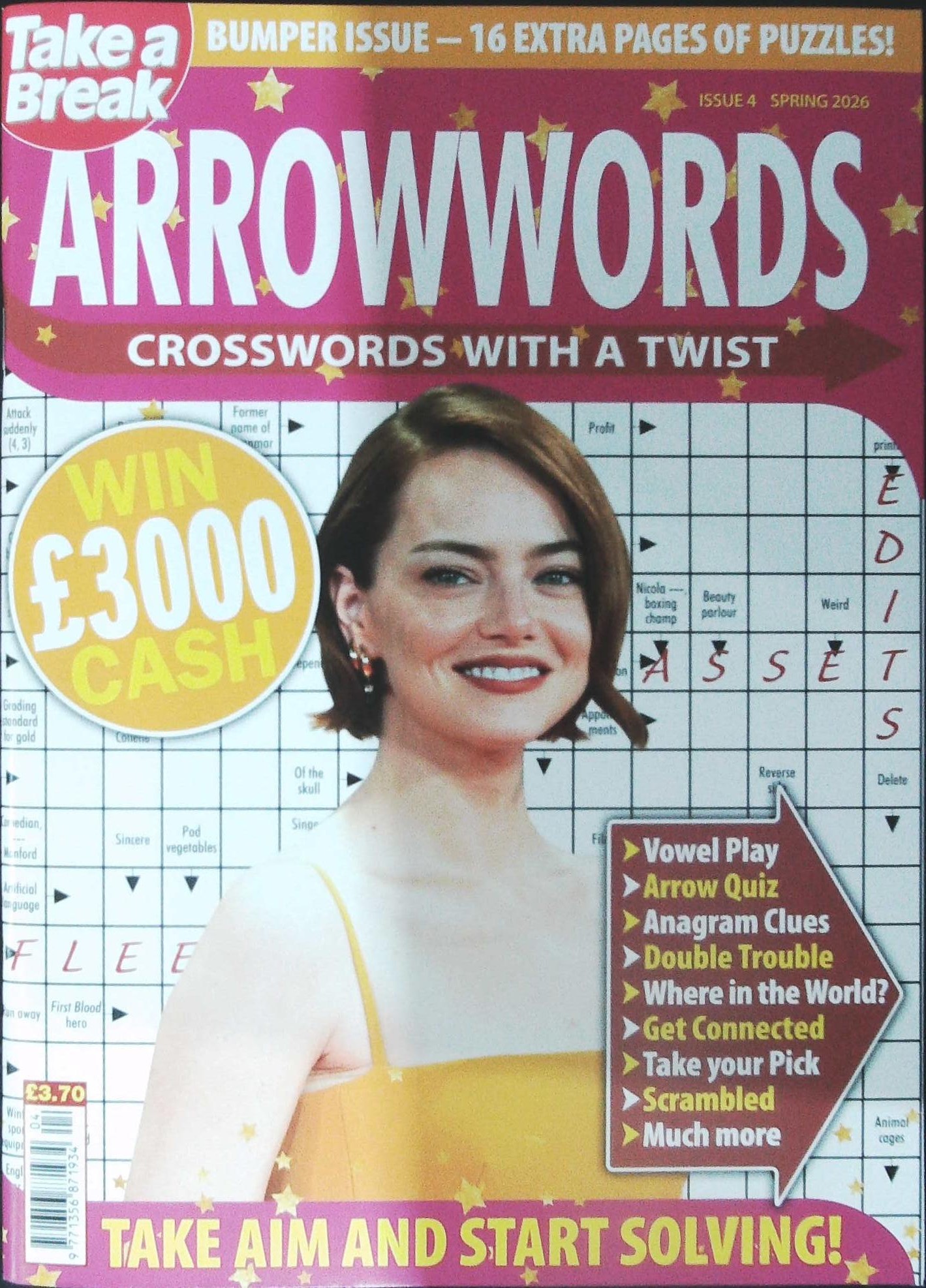 TAKE A BREAK ARROWWORDS