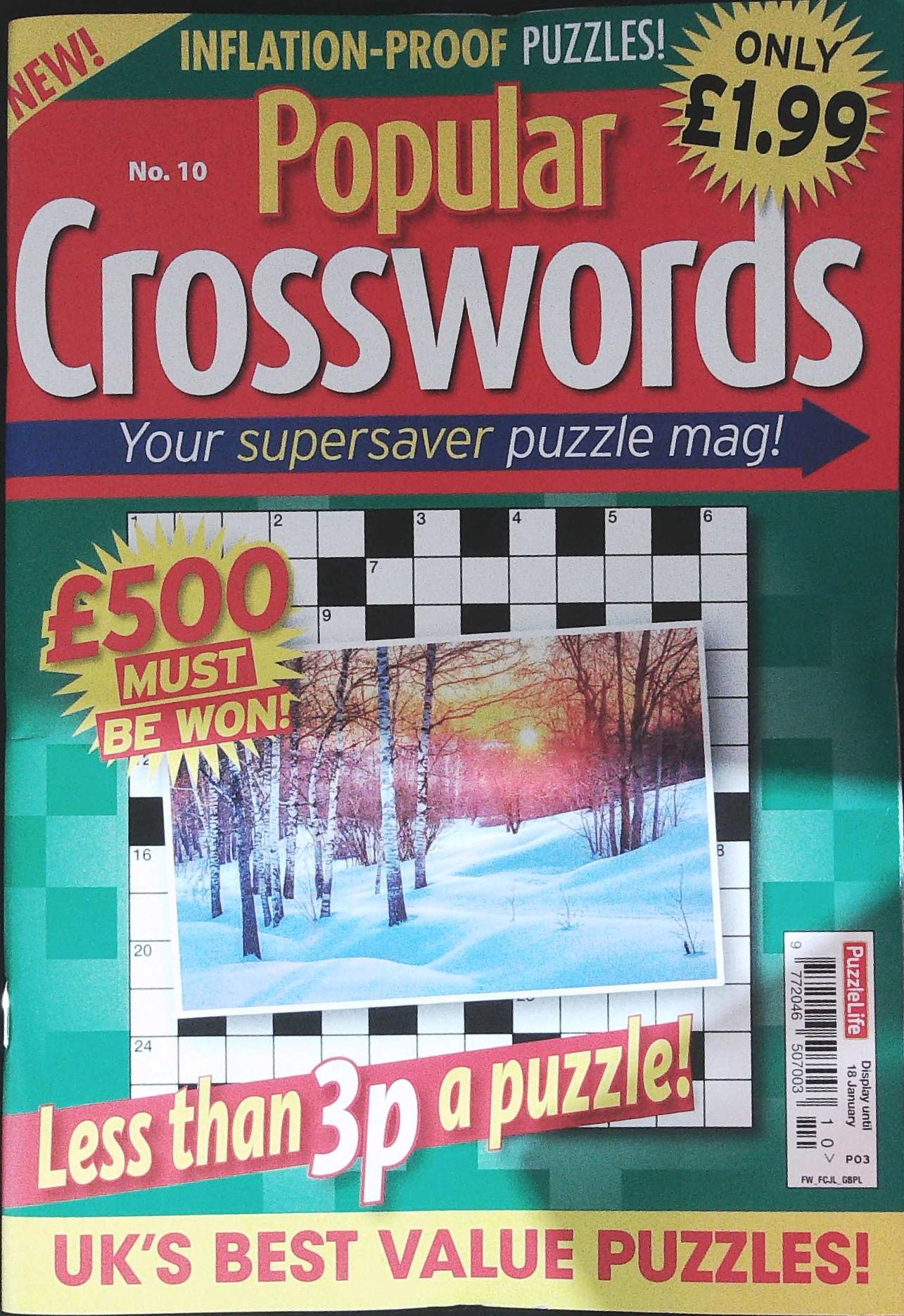 Buy POPULAR CROSSWORD from Magazine Supermarket