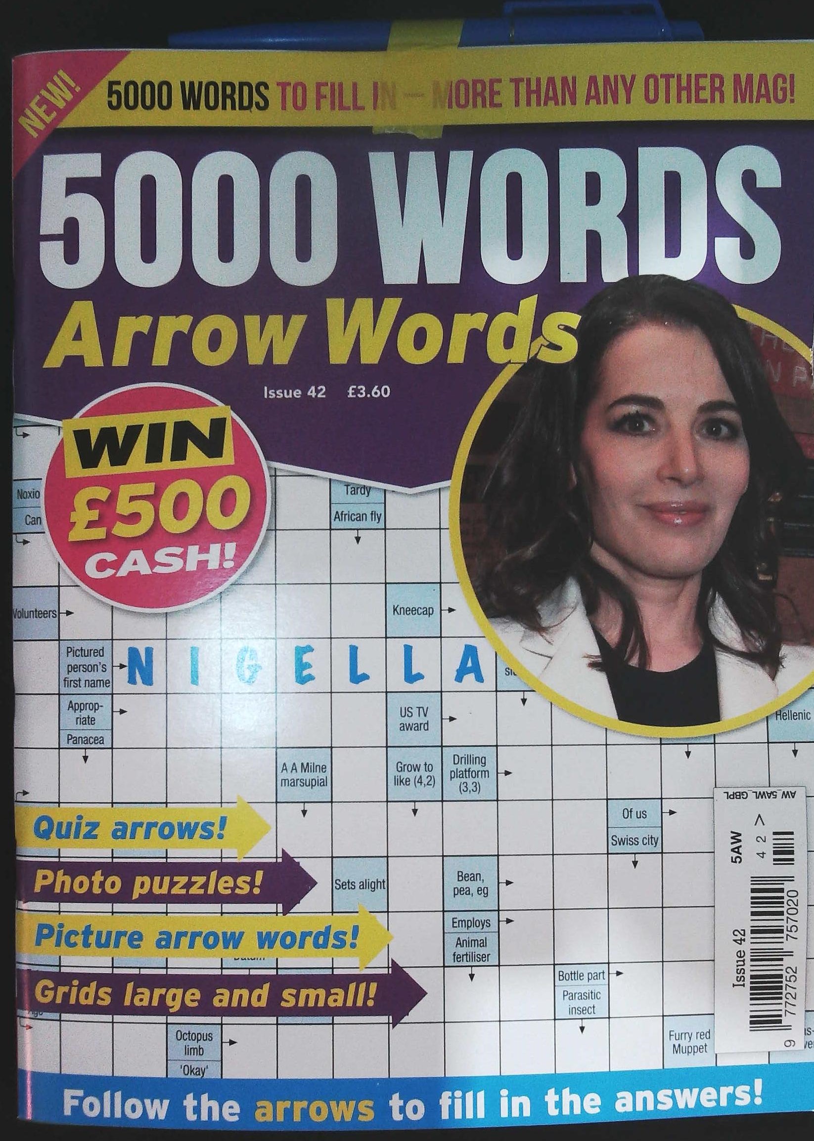 5000 WORDS ARROWWORDS