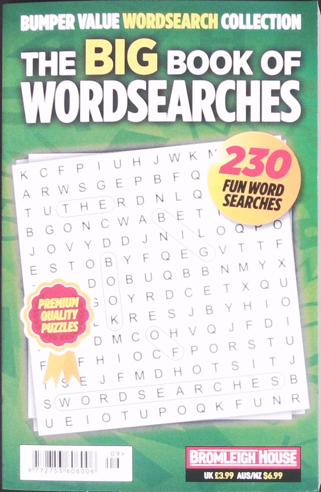 BIG BOOK OF WORDSEARCHES