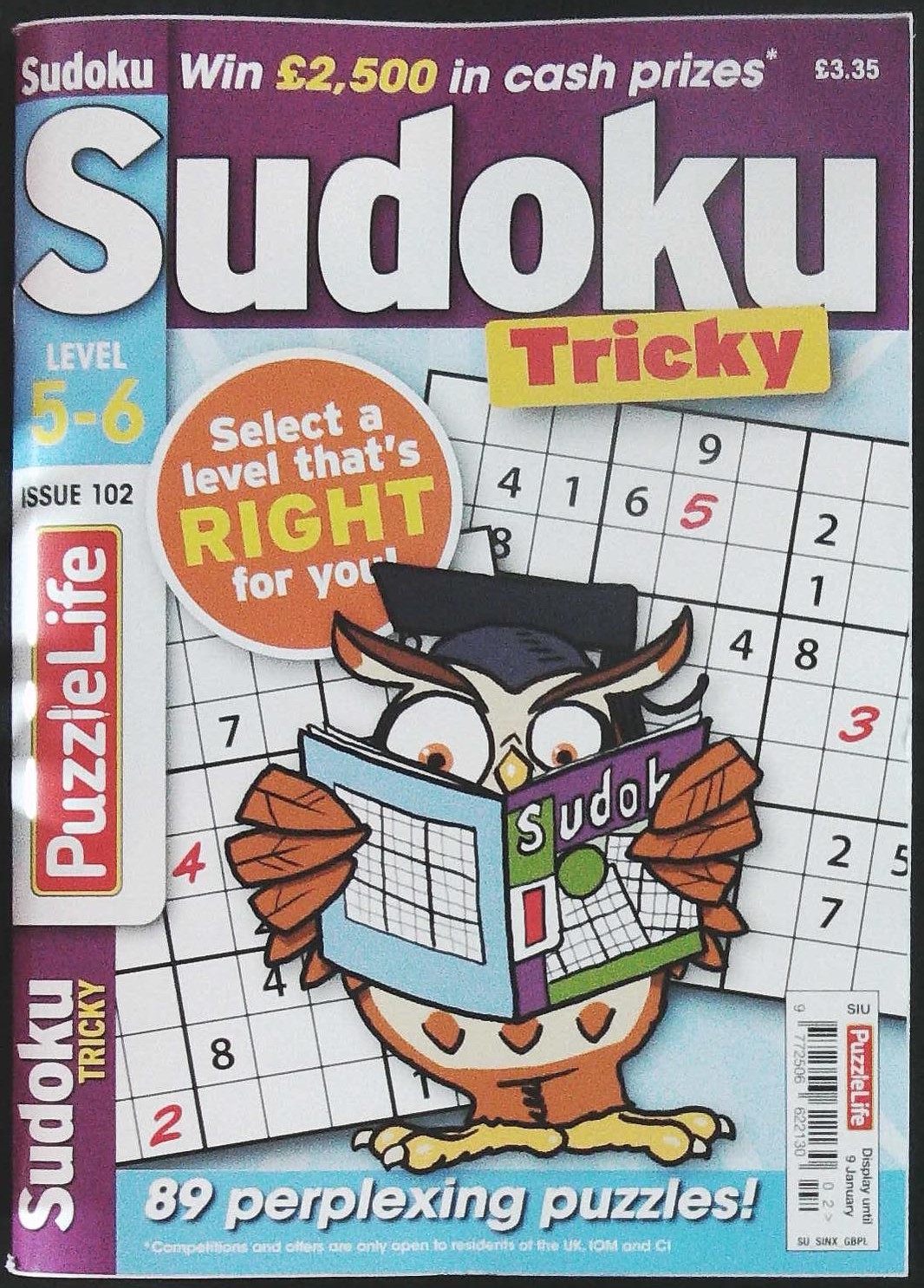 PUZZLELIFE SUDOKU LEVEL 5 AND 6