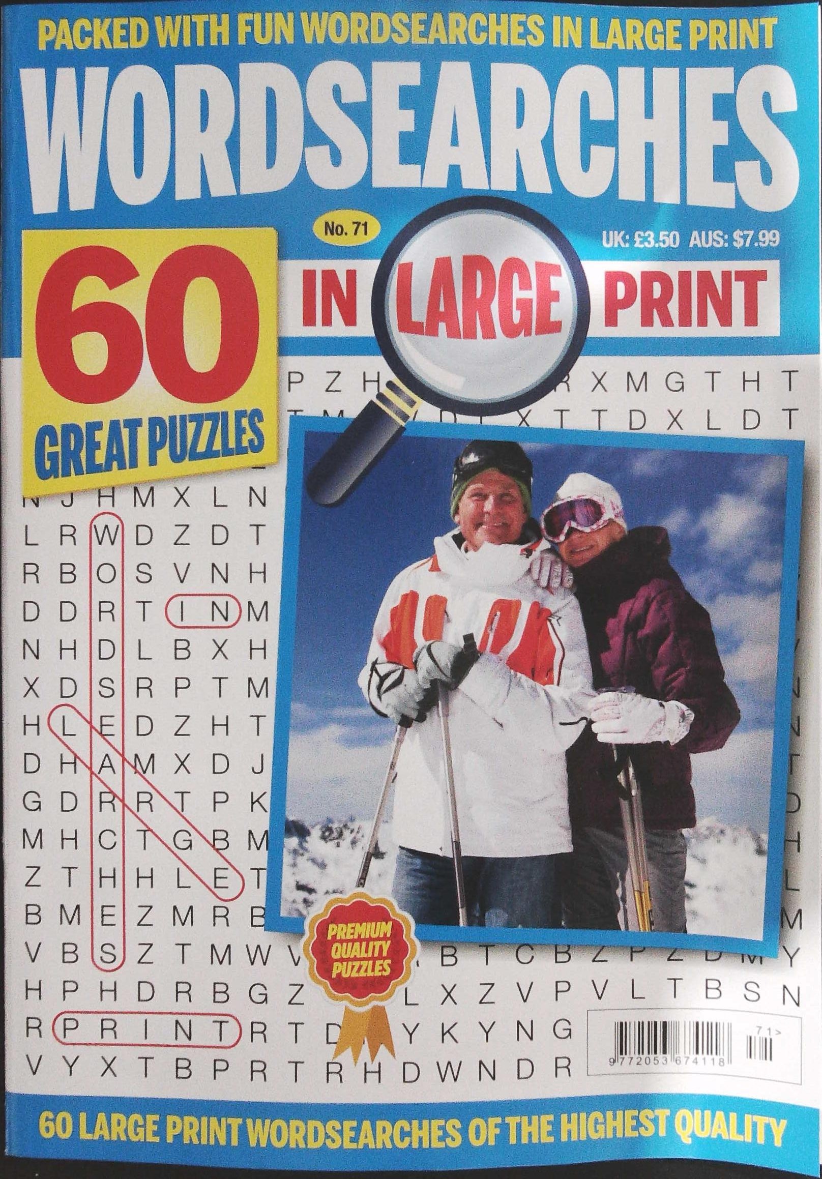 WORDSEARCHES IN LARGE PRINT