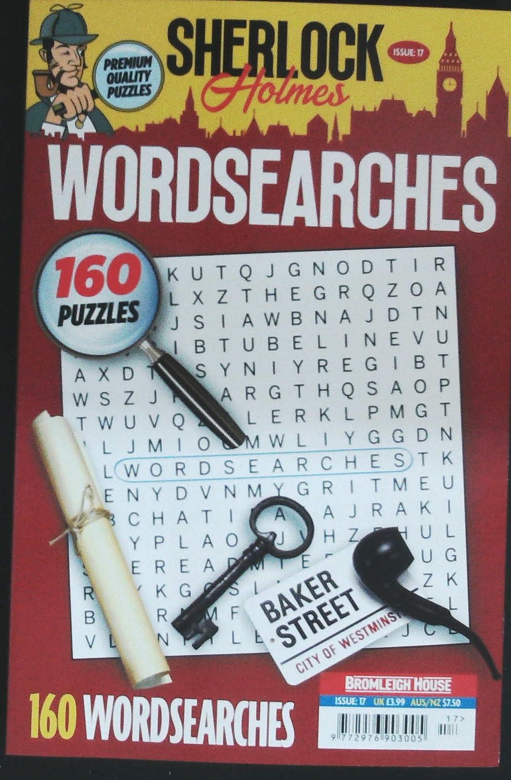 SHERLOCK HOLMES WORDSEARCH