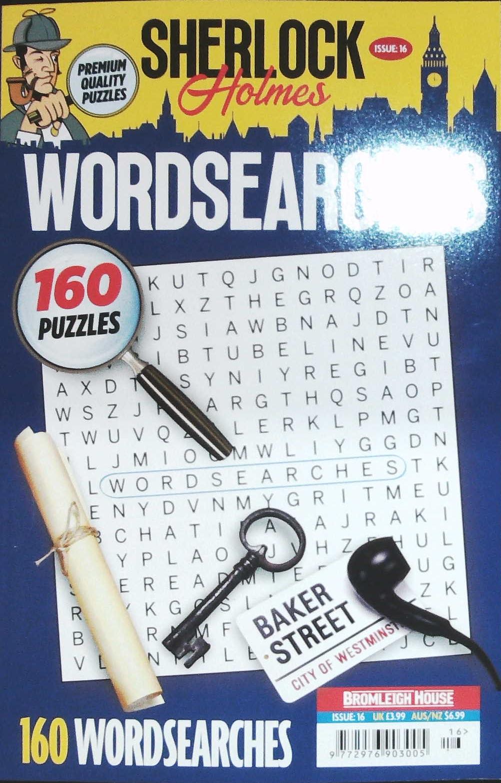 SHERLOCK HOLMES WORDSEARCH