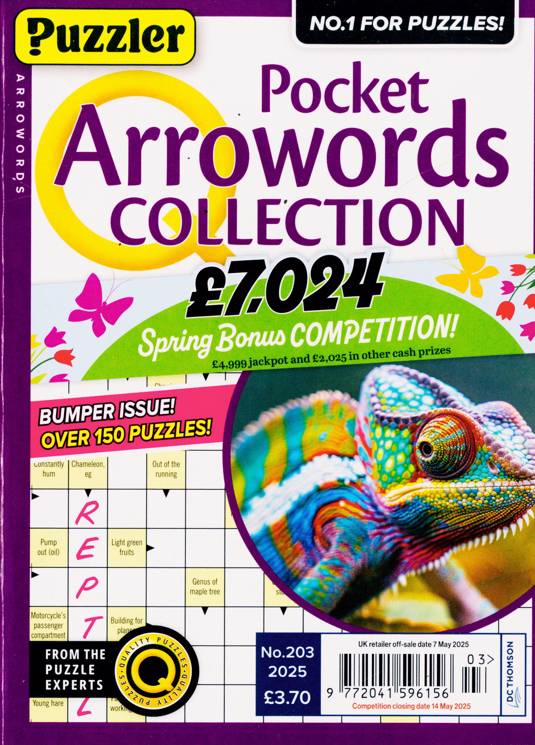 PUZZLER Q POCKET ARROWORDS 
