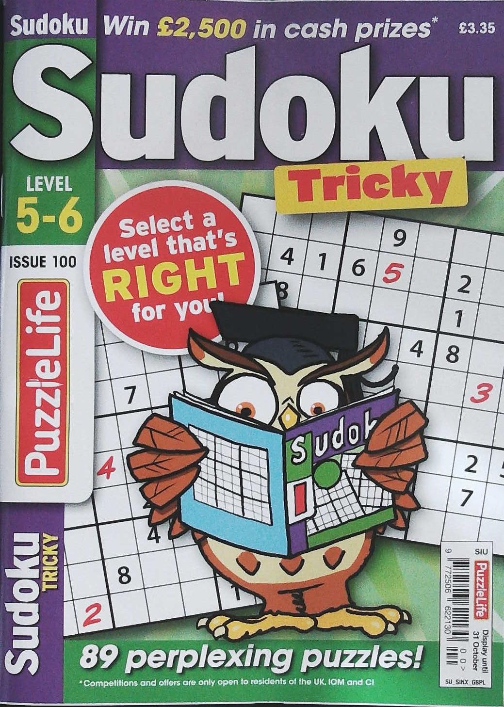 PUZZLELIFE SUDOKU LEVEL 5 AND 6