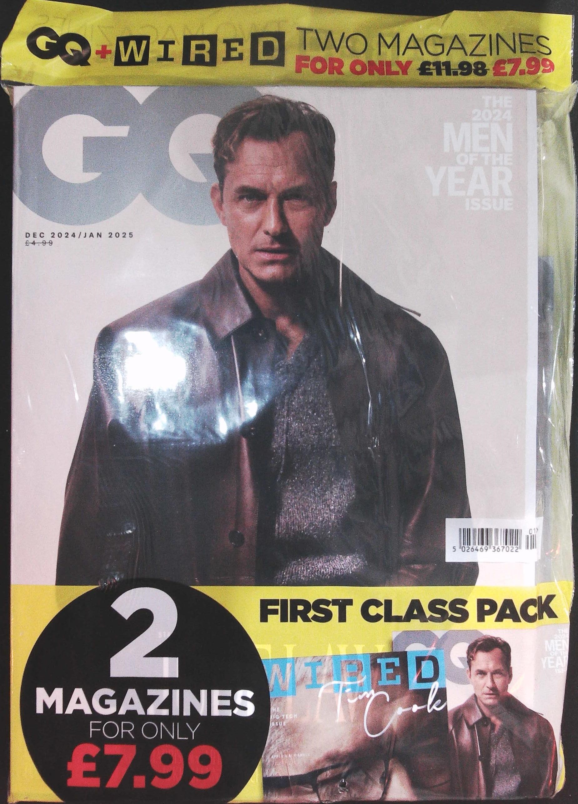 FIRST CLASS READING PACK - GQ & WIRED