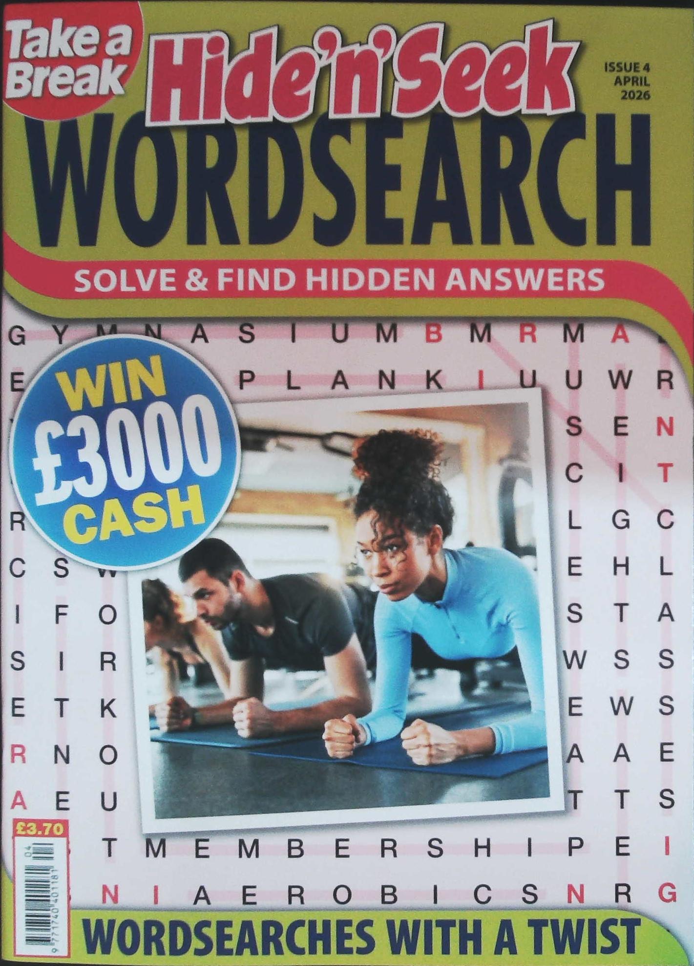 TAKE A BREAK HIDE N SEEK WORDSEARCH