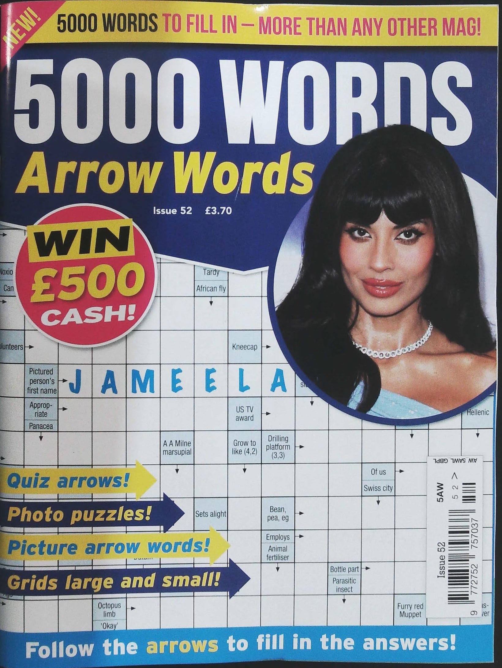 5000 WORDS ARROWWORDS