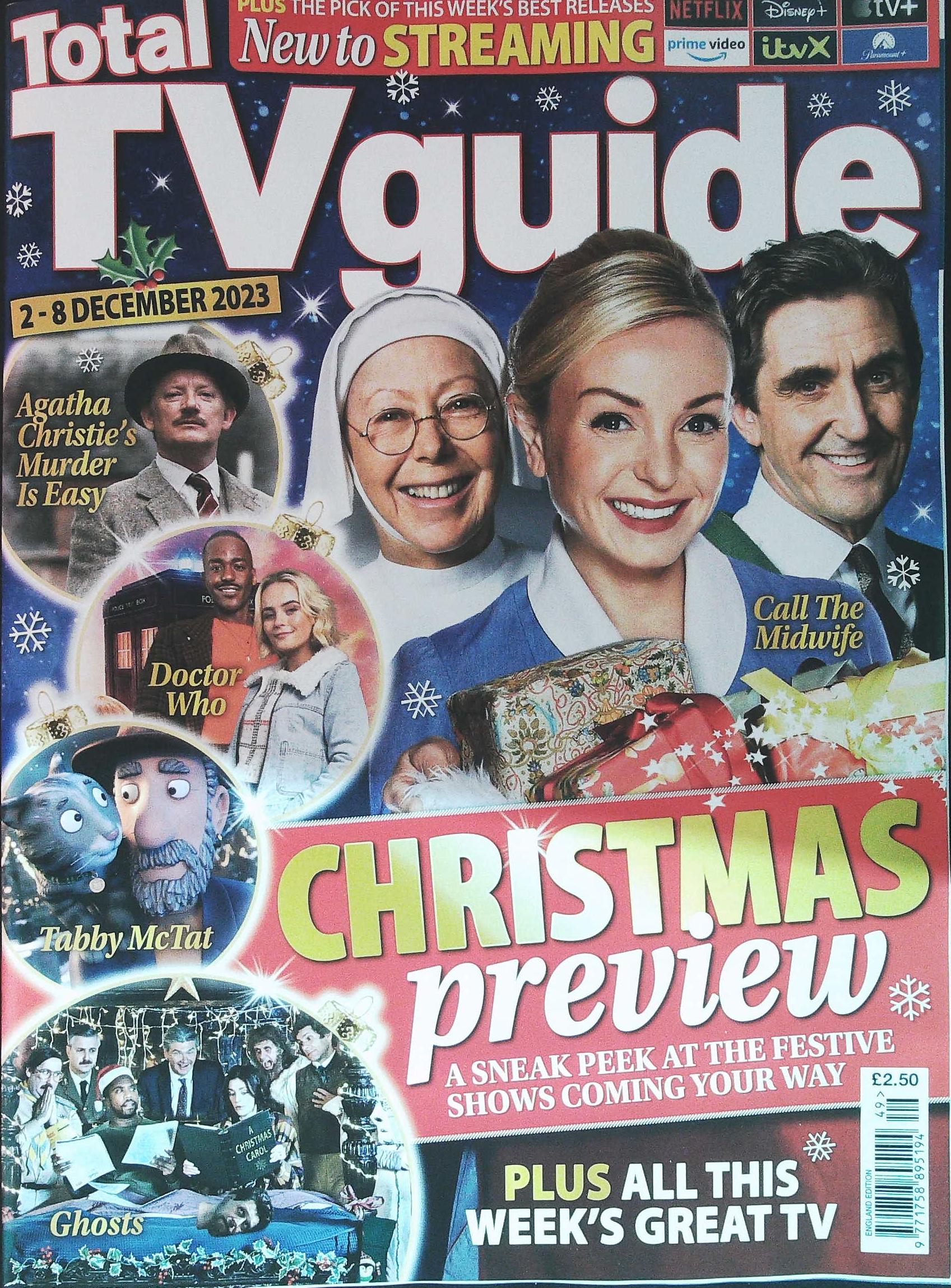 TOTAL TV GUIDE ENGLAND