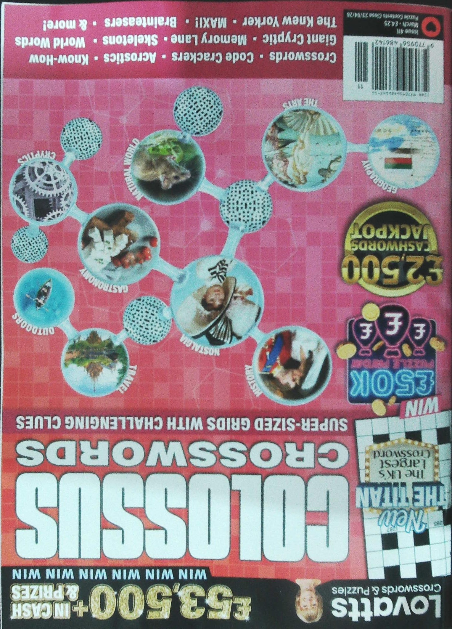 LOVATTS COLOSSUS CROSSWORDS