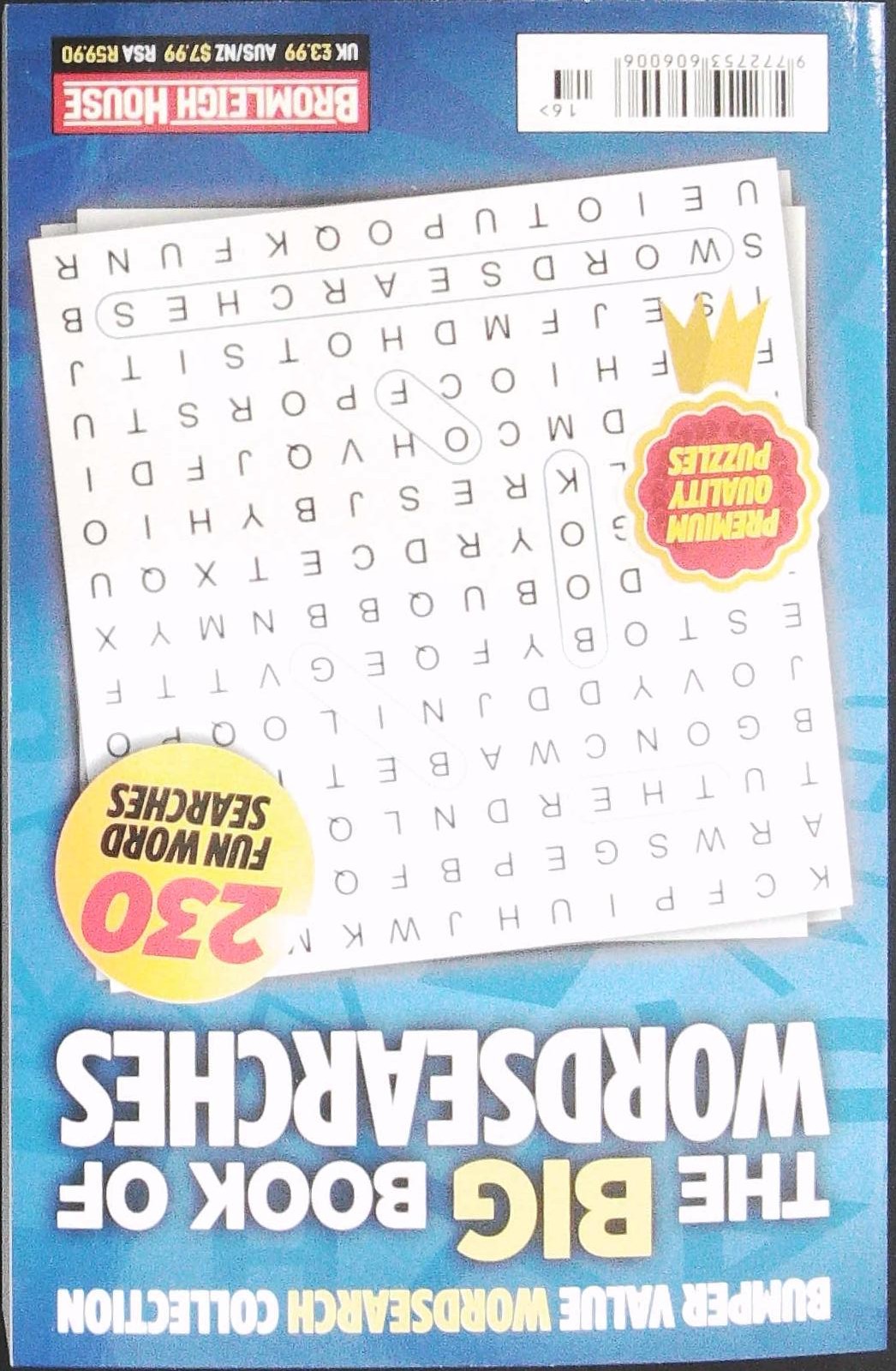 BIG BOOK OF WORDSEARCHES