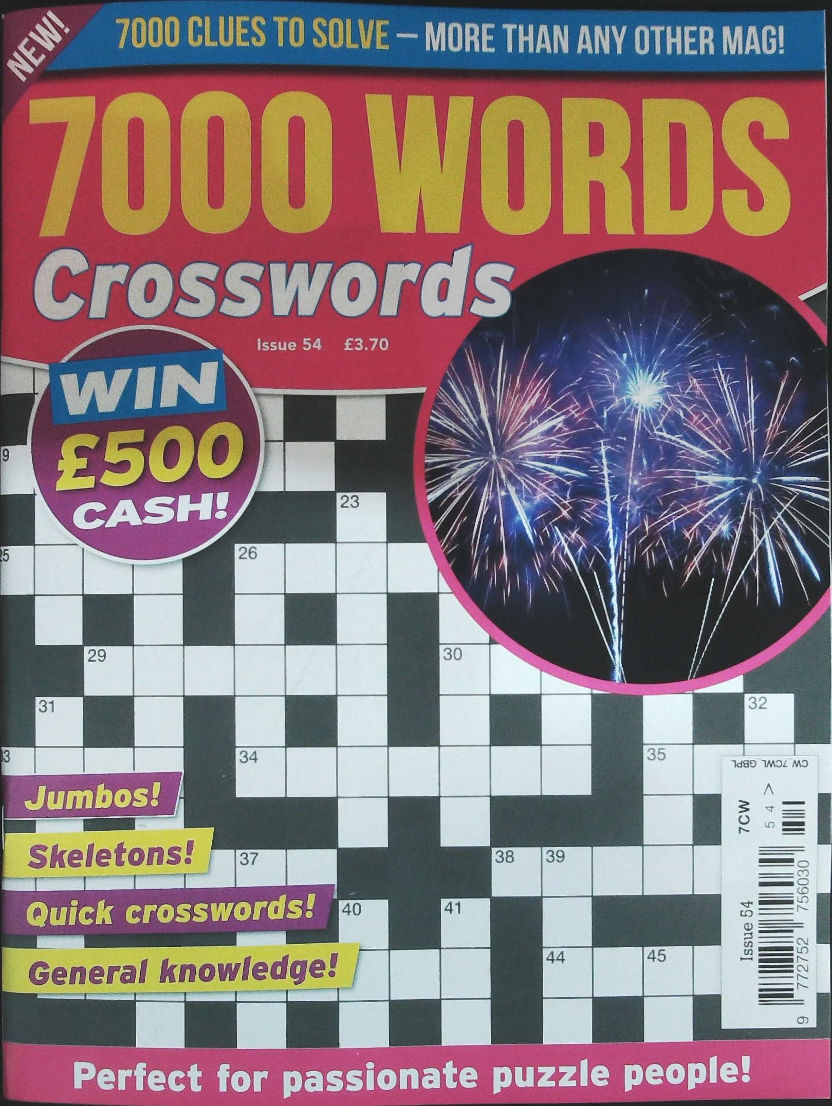 7000 WORD CROSSWORDS