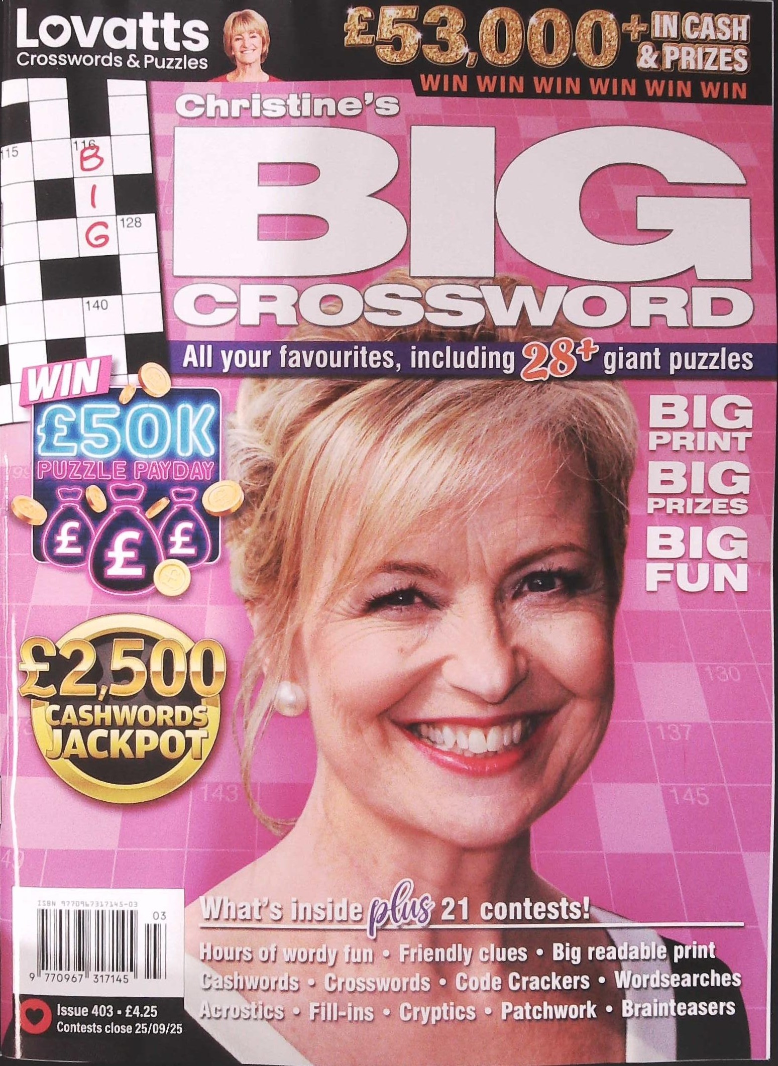LOVATTS BIG CROSSWORD