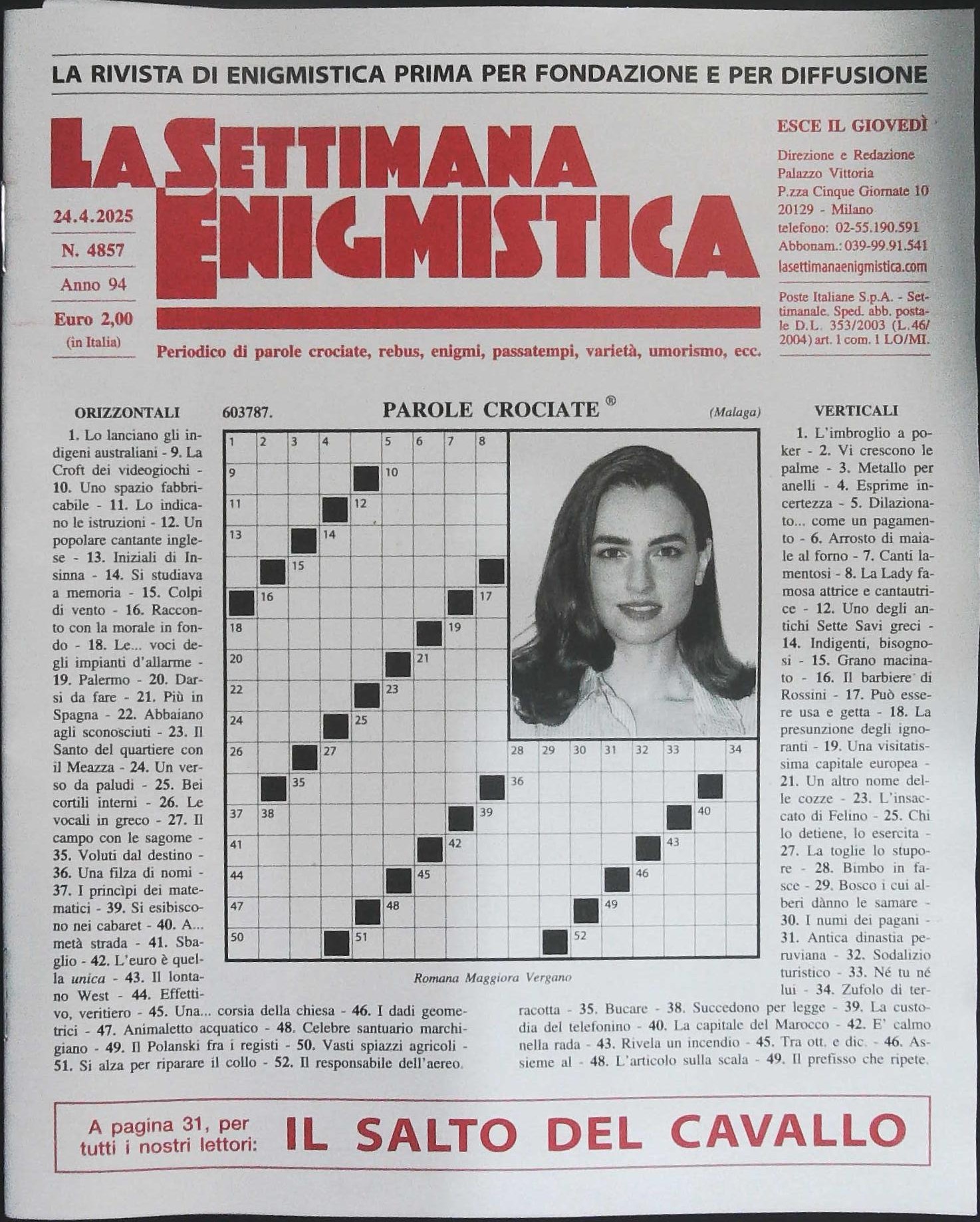 LA SETTIMANA ENIGMISTICA