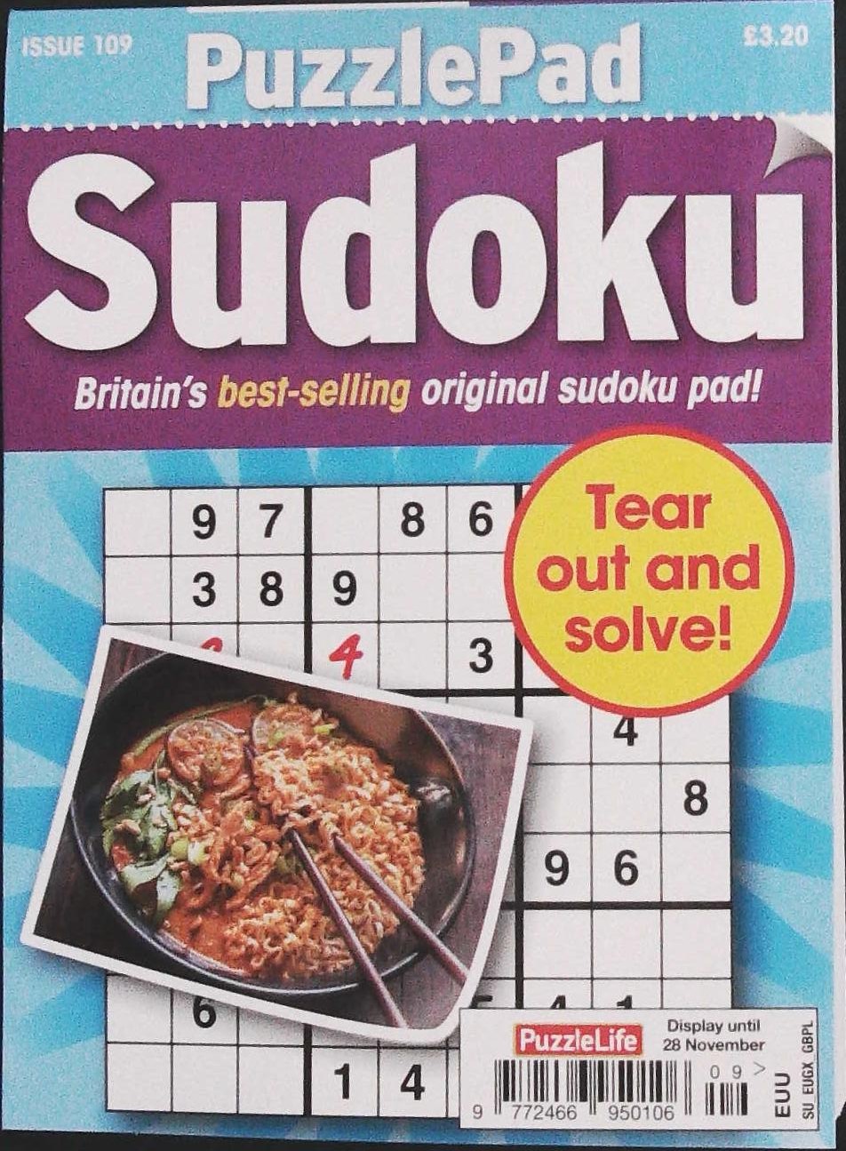 PUZZLELIFE PUZZLEPAD SUDOKU