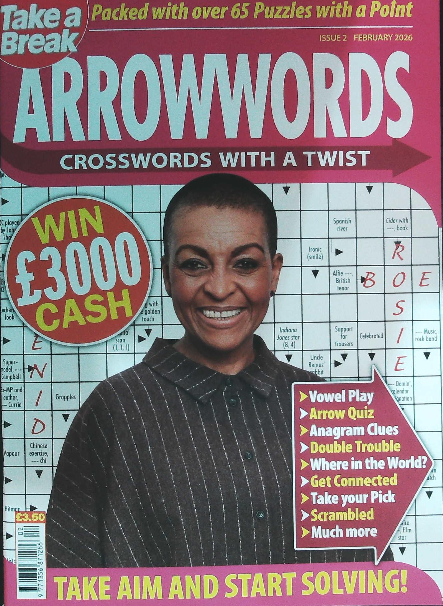 TAKE A BREAK ARROWWORDS