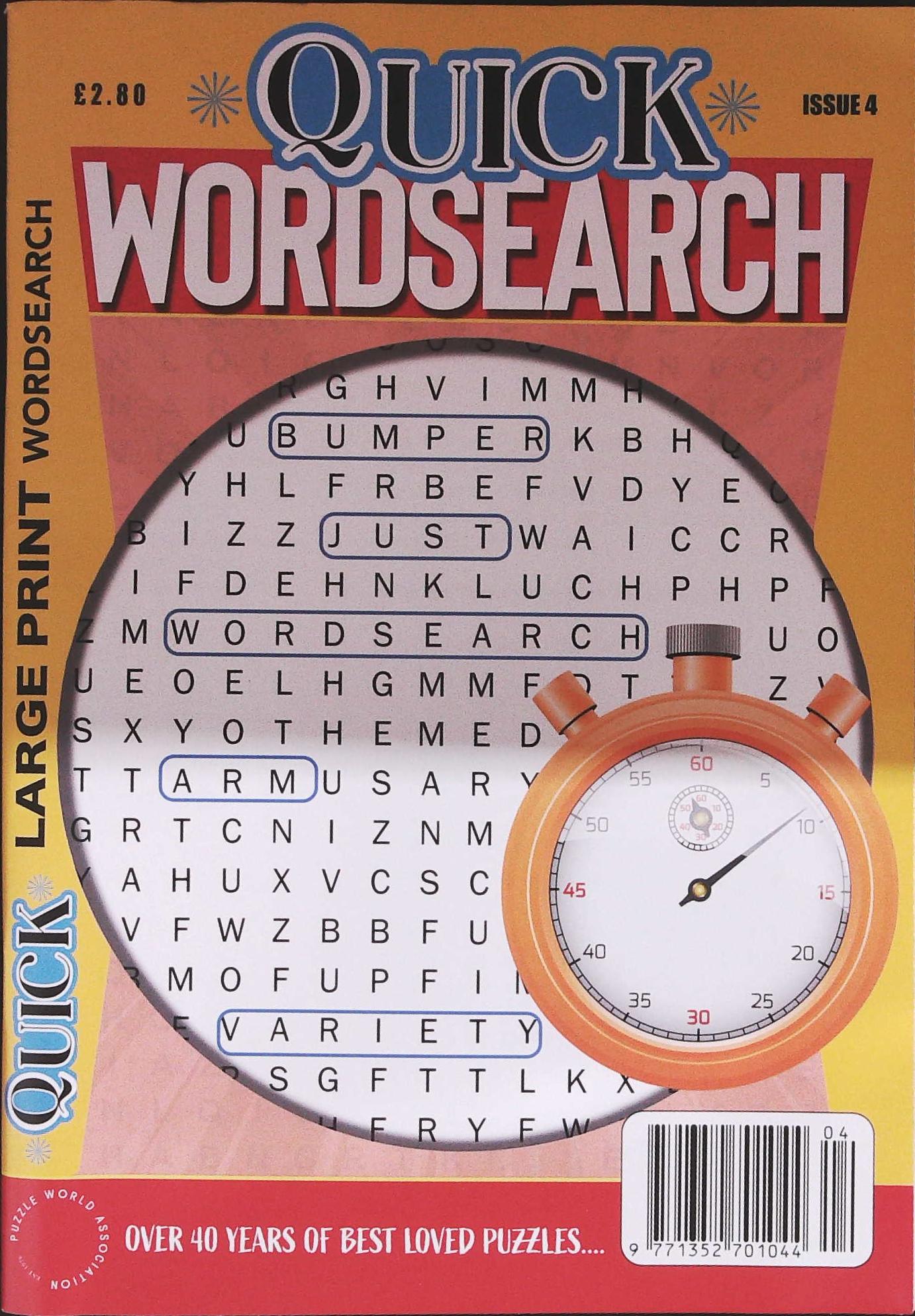 QUICK WORDSEARCH